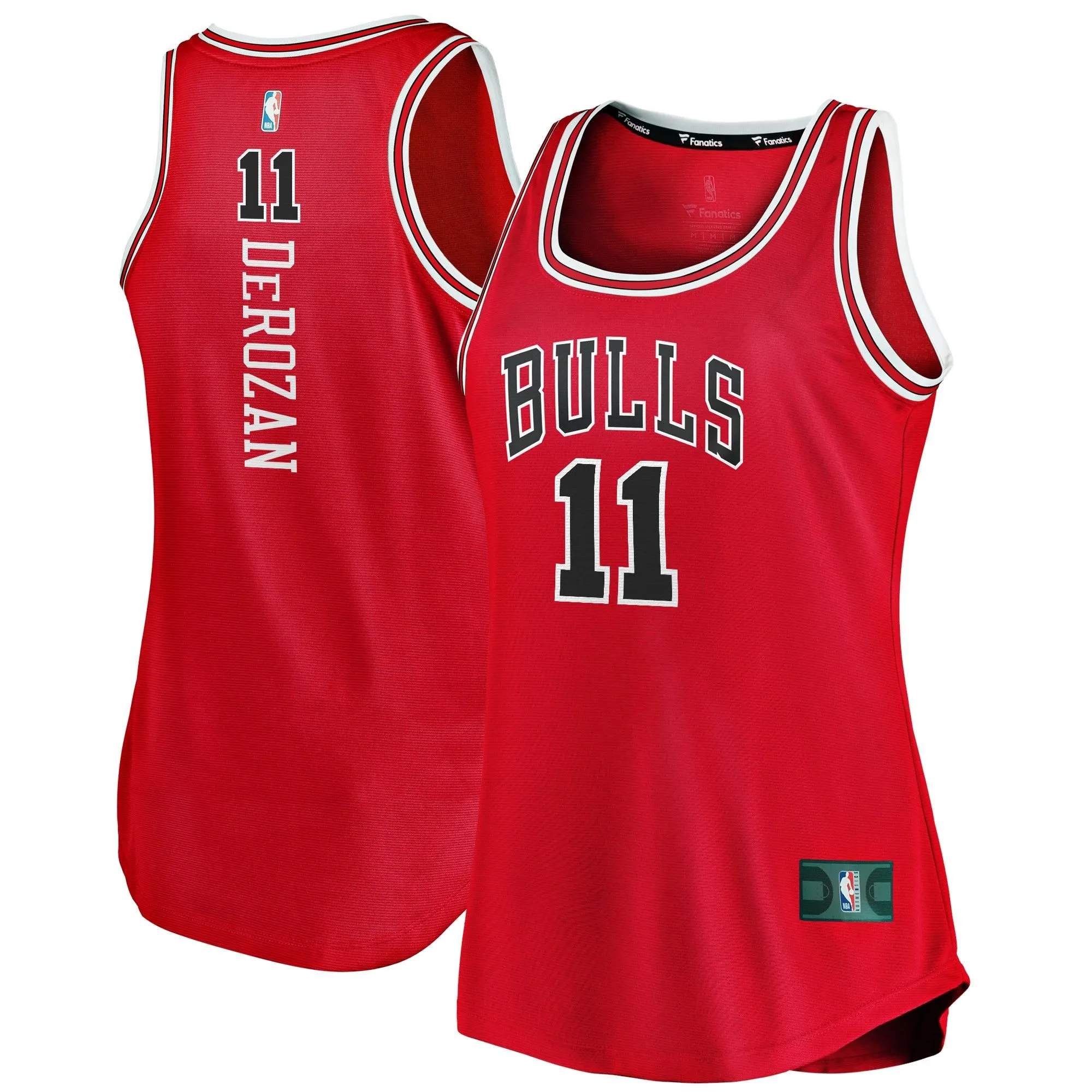 DeMar DeRozan Chicago Bulls Fanatics Branded Women's Fast Break Tank Jersey - Icon Edition - Red