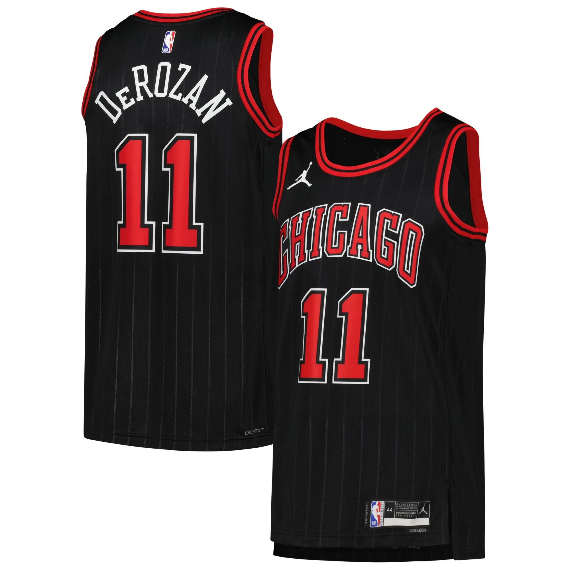 DeMar DeRozan Chicago Bulls Jordan Brand Unisex Swingman Jersey - Statement Edition - Black