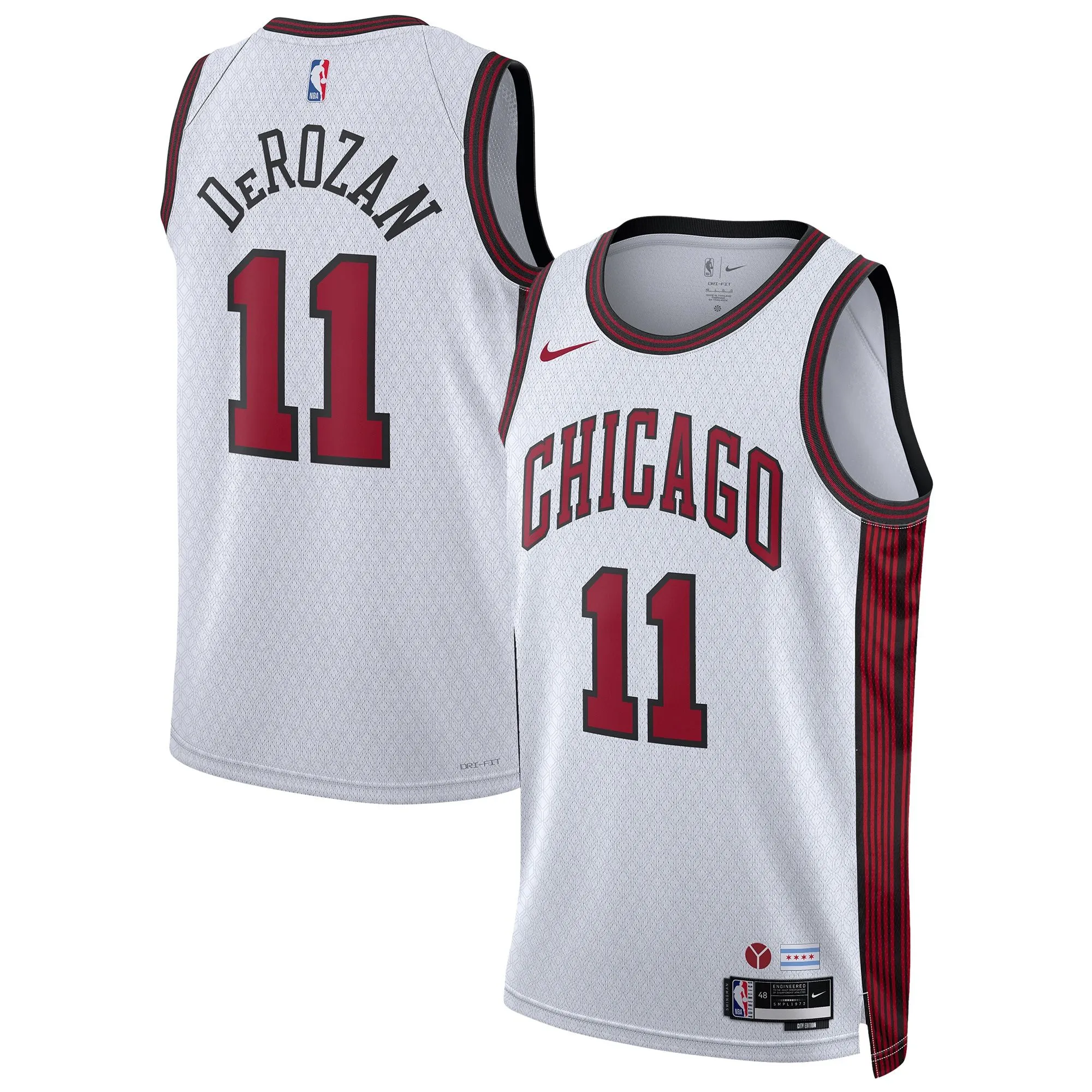 DeMar DeRozan Chicago Bulls  Unisex 2022/23 Swingman Jersey - City Edition - White