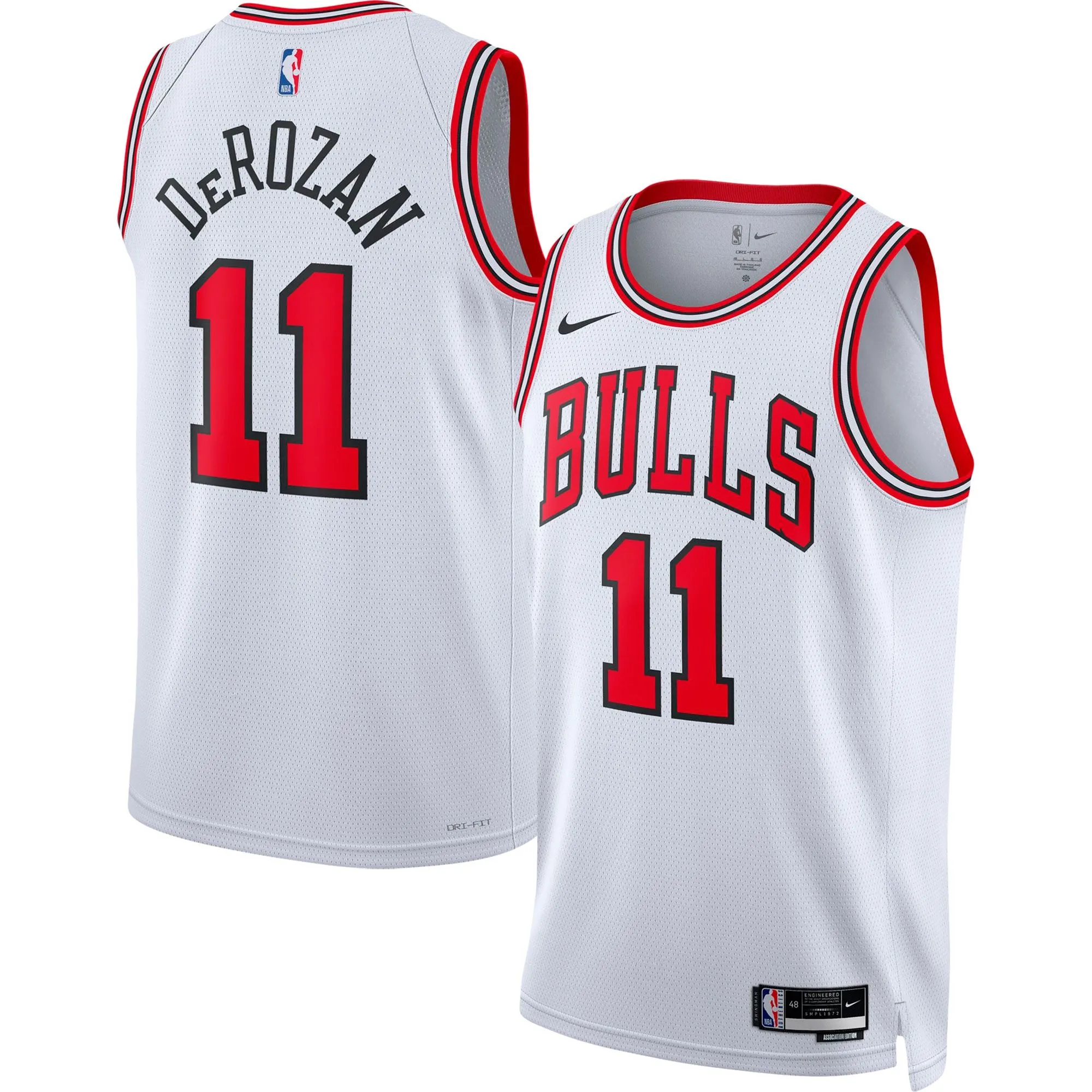 DeMar DeRozan Chicago Bulls  Unisex 2022/23 Swingman Player Jersey White - Association Edition