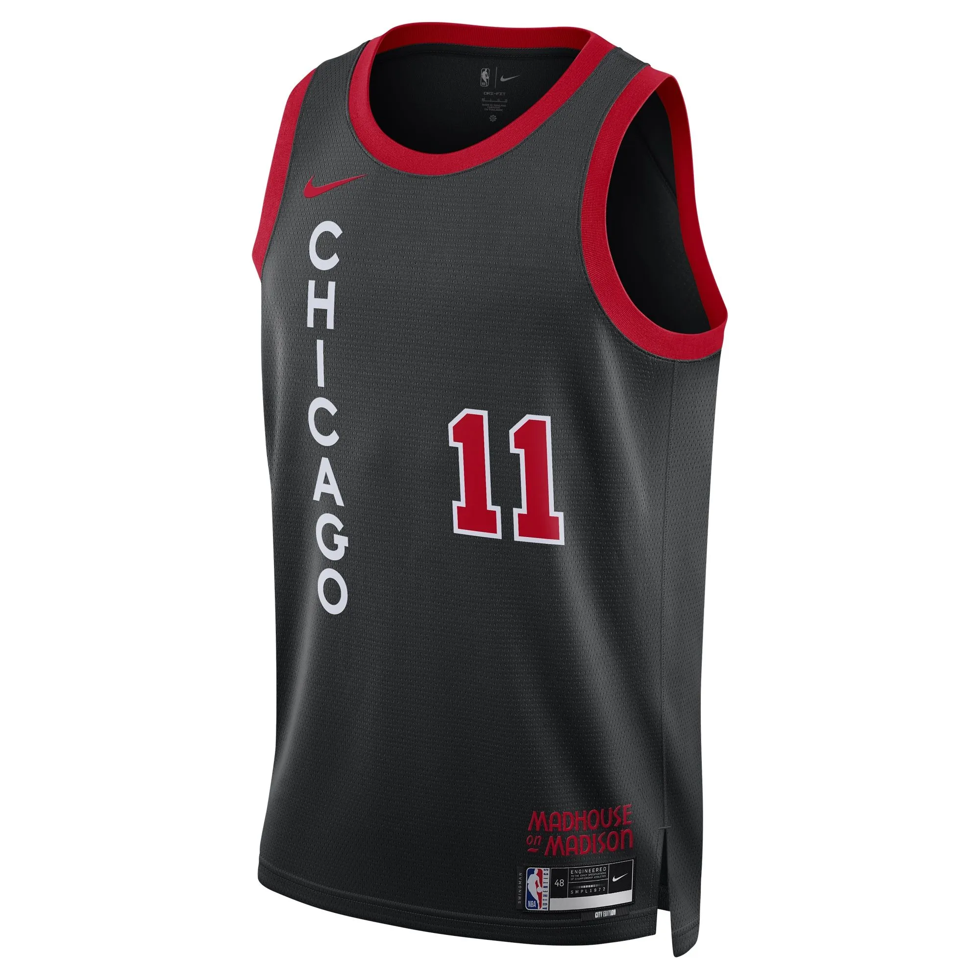 DeMar DeRozan Chicago Bulls  Unisex 2023/24 Swingman Jersey - Black - City Edition