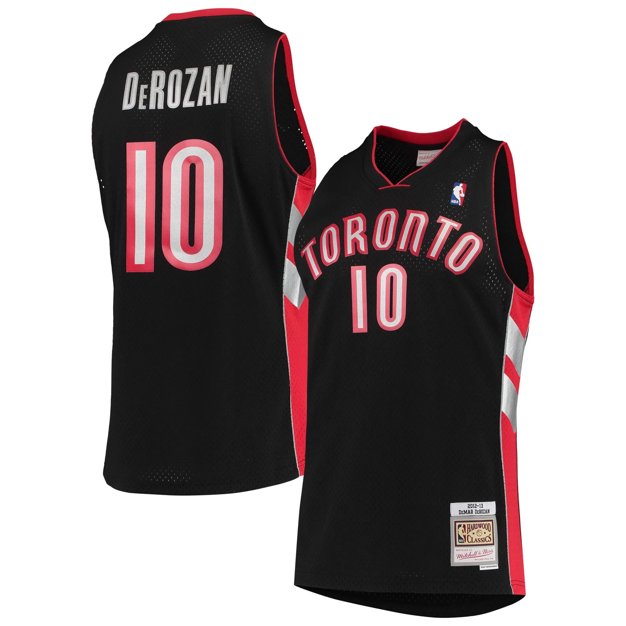 DeMar DeRozan Toronto Raptors Mitchell & Ness 2001/02 Hardwood Classics Swingman Jersey - Black