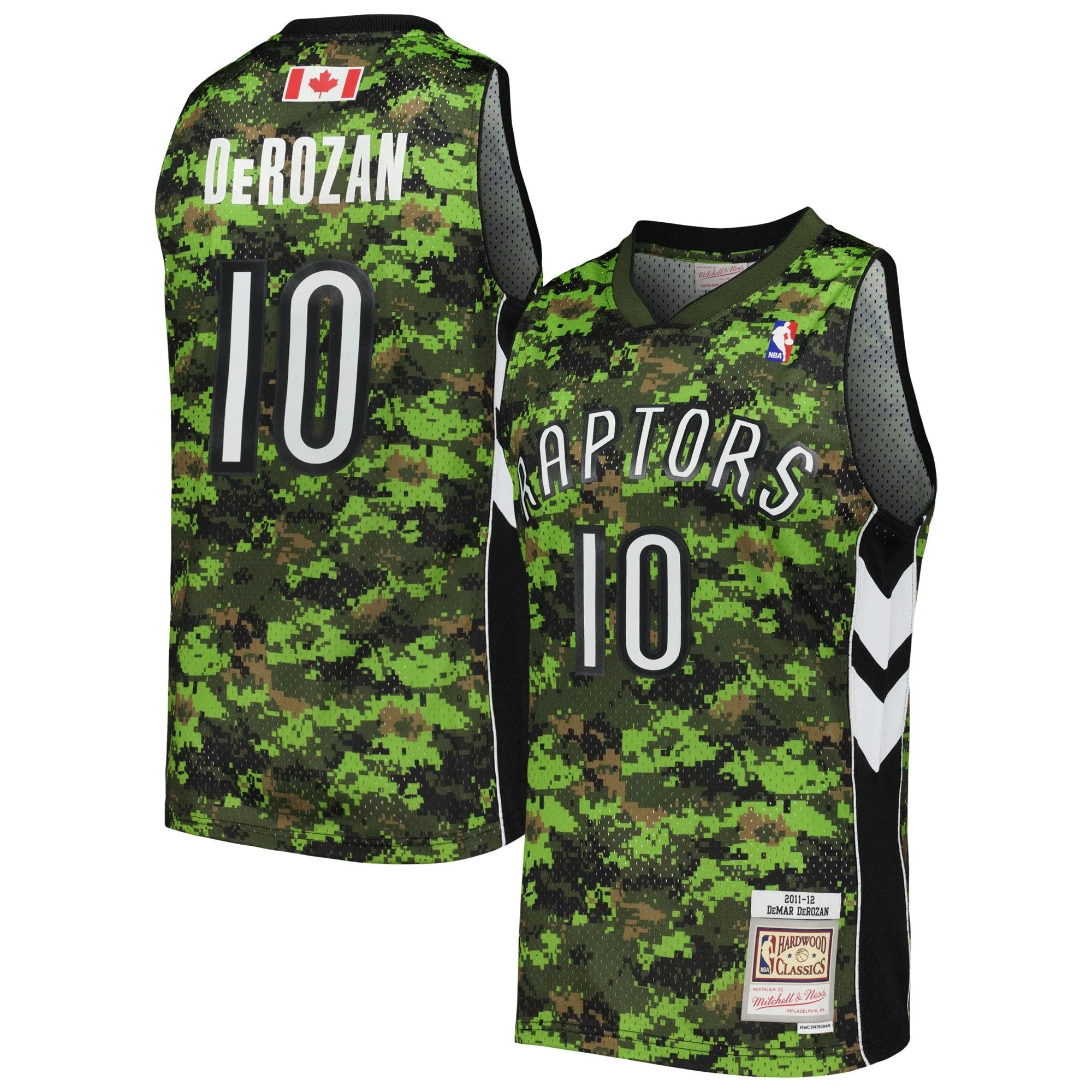 DeMar DeRozan Toronto Raptors Mitchell & Ness 2011/12 Hardwood Classics Swingman Jersey - Camo