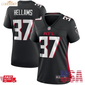 Demarcco Hellams Atlanta Falcons  Women's Team Game Jersey    Black