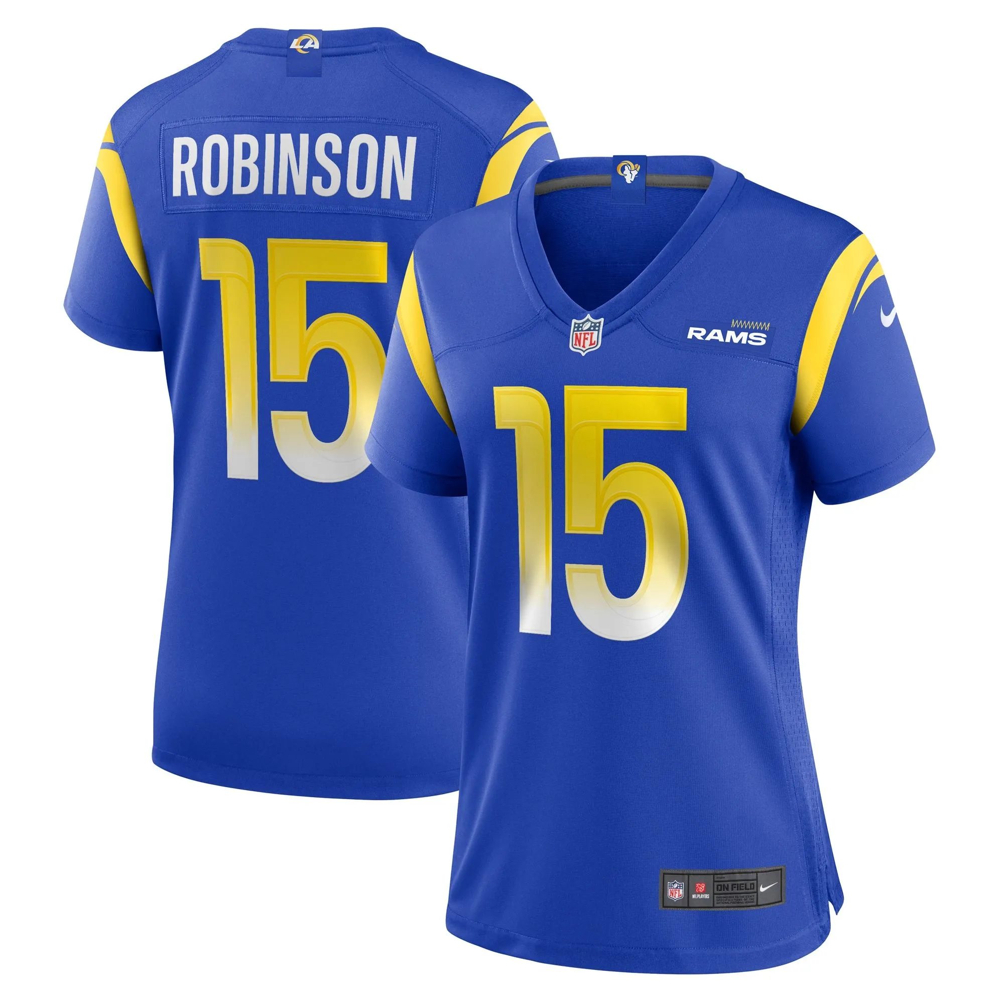 Demarcus Robinson Los Angeles Rams  Women's  Game Jersey -  Royal