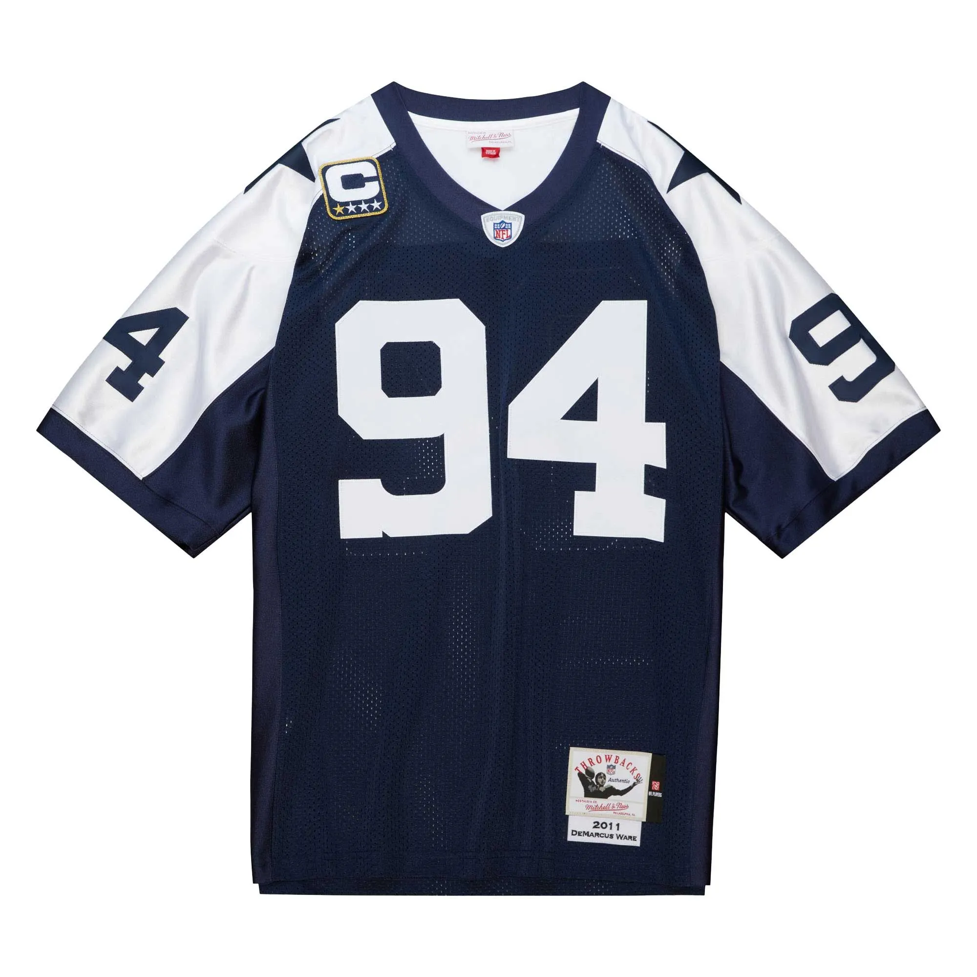 DeMarcus Ware Dallas Cowboys Mitchell & Ness 2011  Throwback Retired Player Jersey - Navy