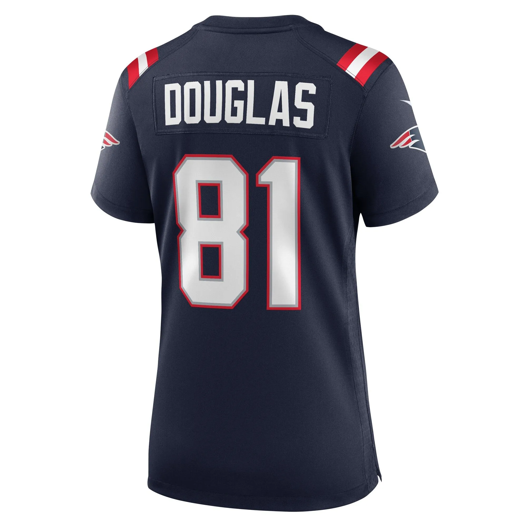 Demario Douglas New England Patriots  Women's  Game Jersey -  Navy