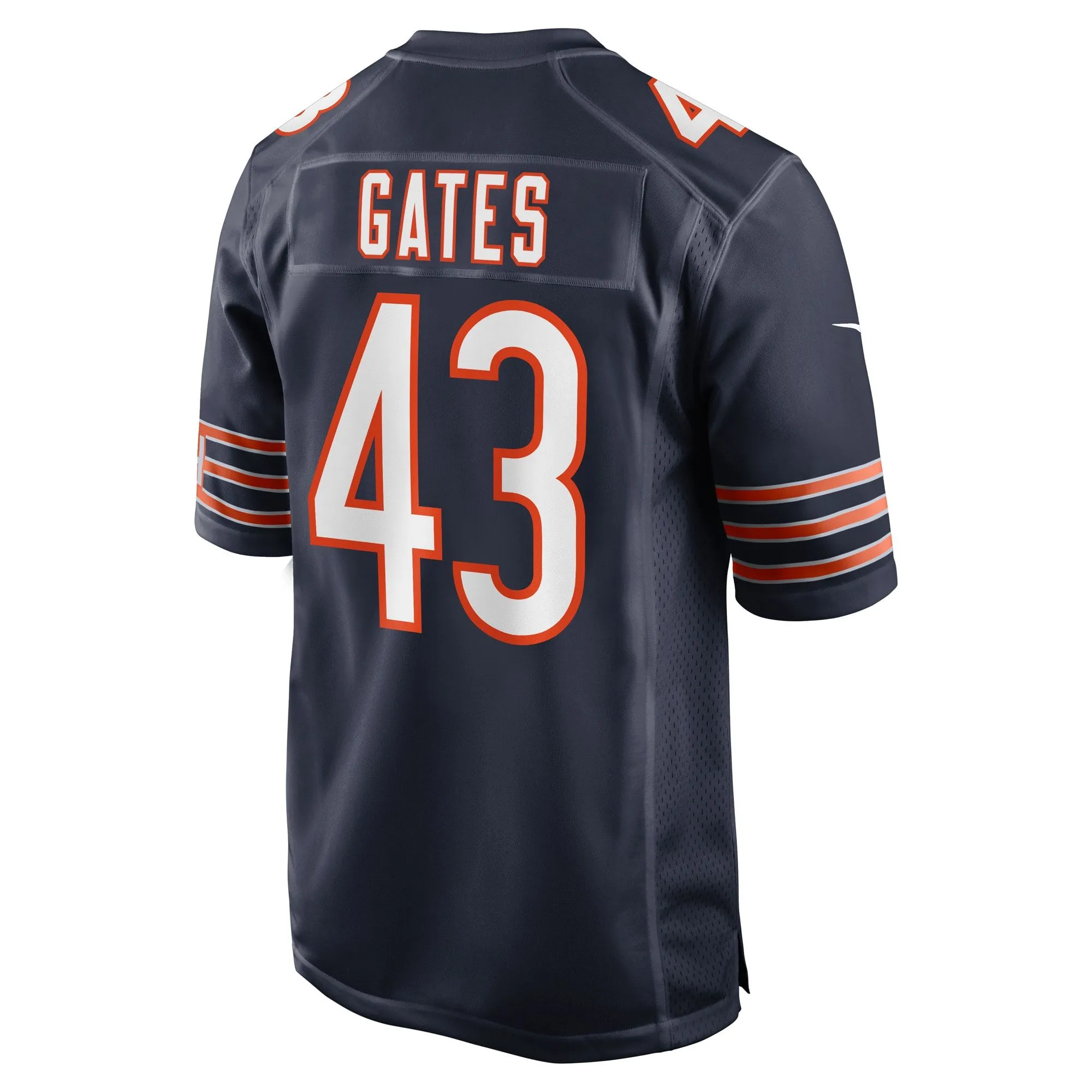 DeMarquis Gates Chicago Bears  Game Player Jersey - Navy