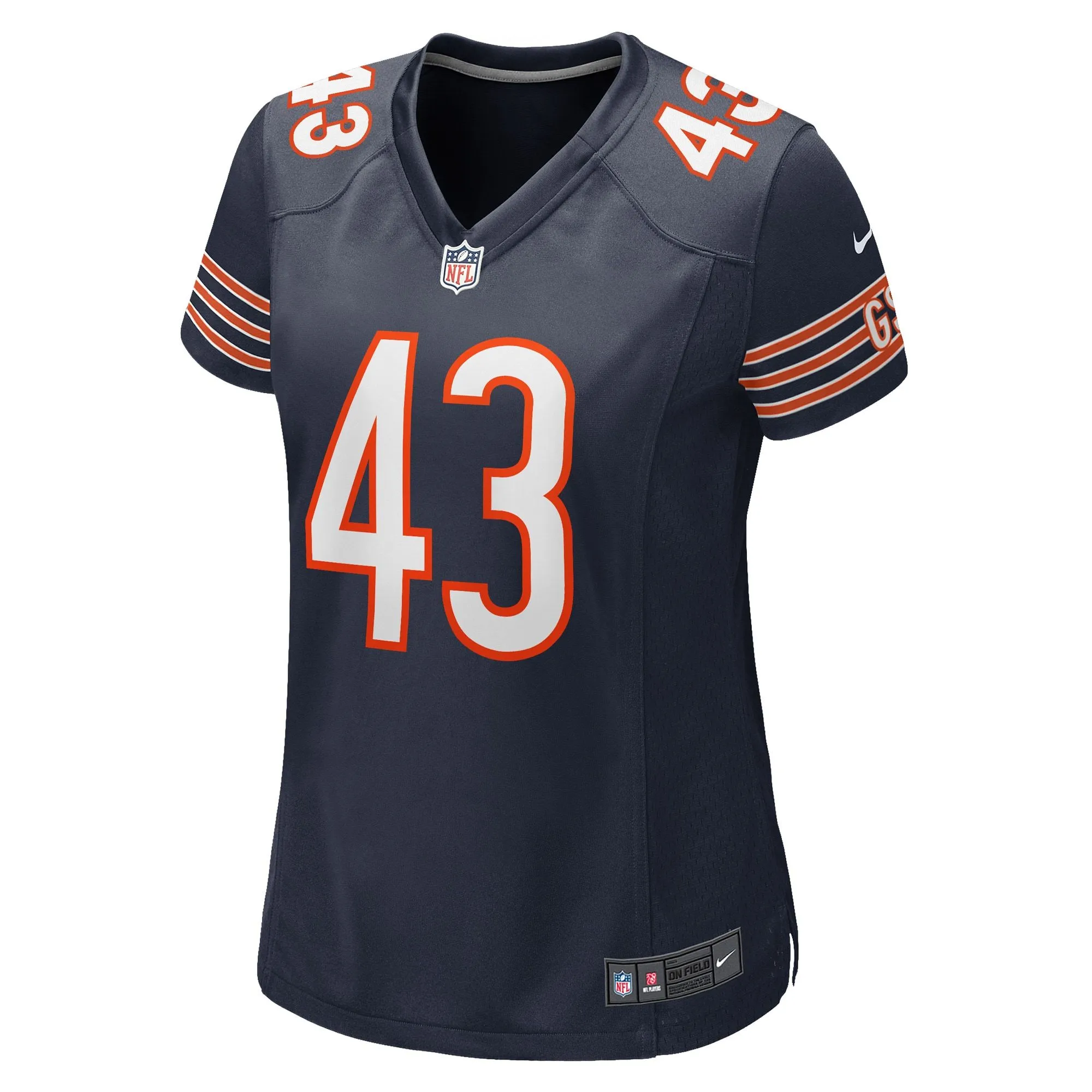 DeMarquis Gates Chicago Bears  Women's Game Player Jersey - Navy