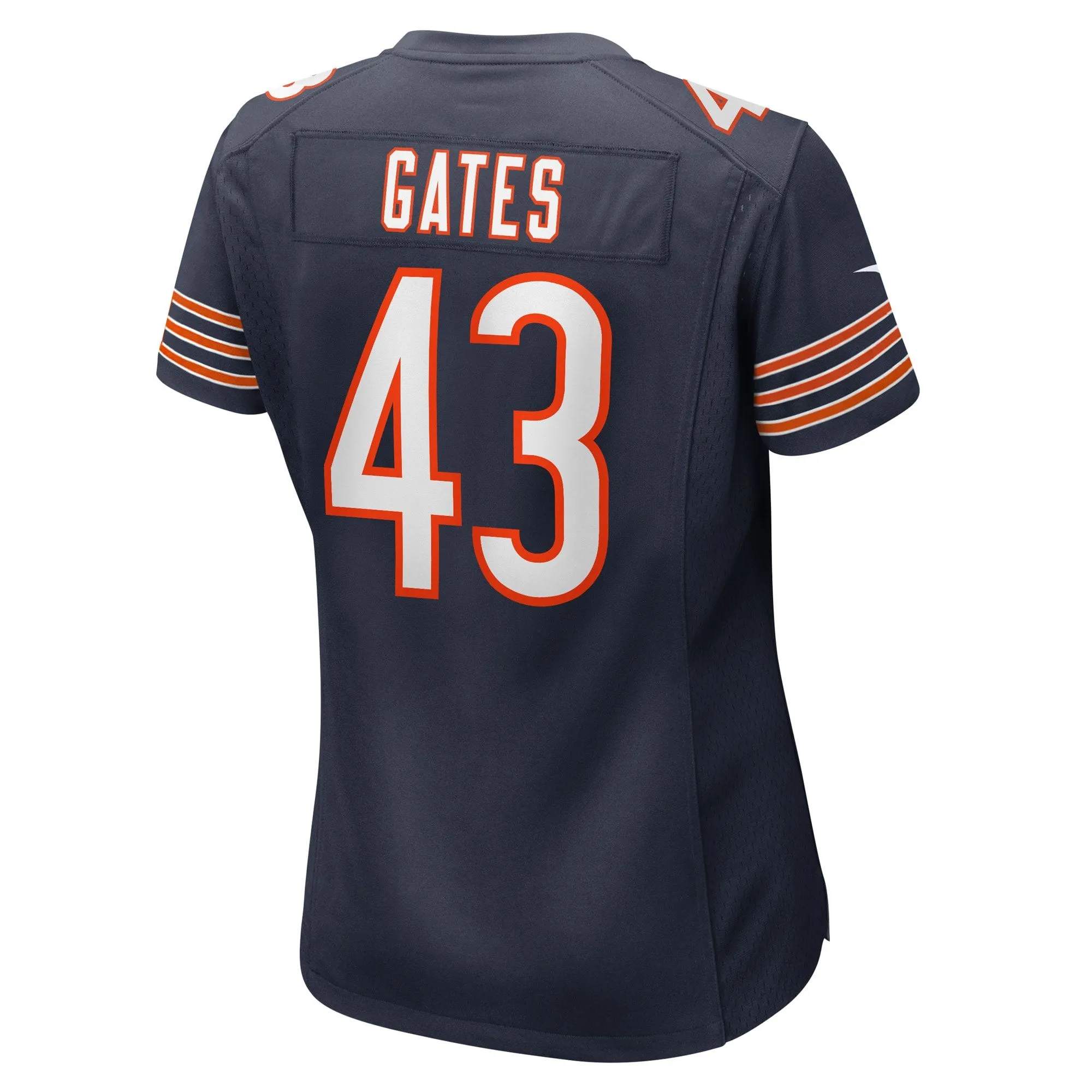 DeMarquis Gates Chicago Bears  Women's Game Player Jersey - Navy