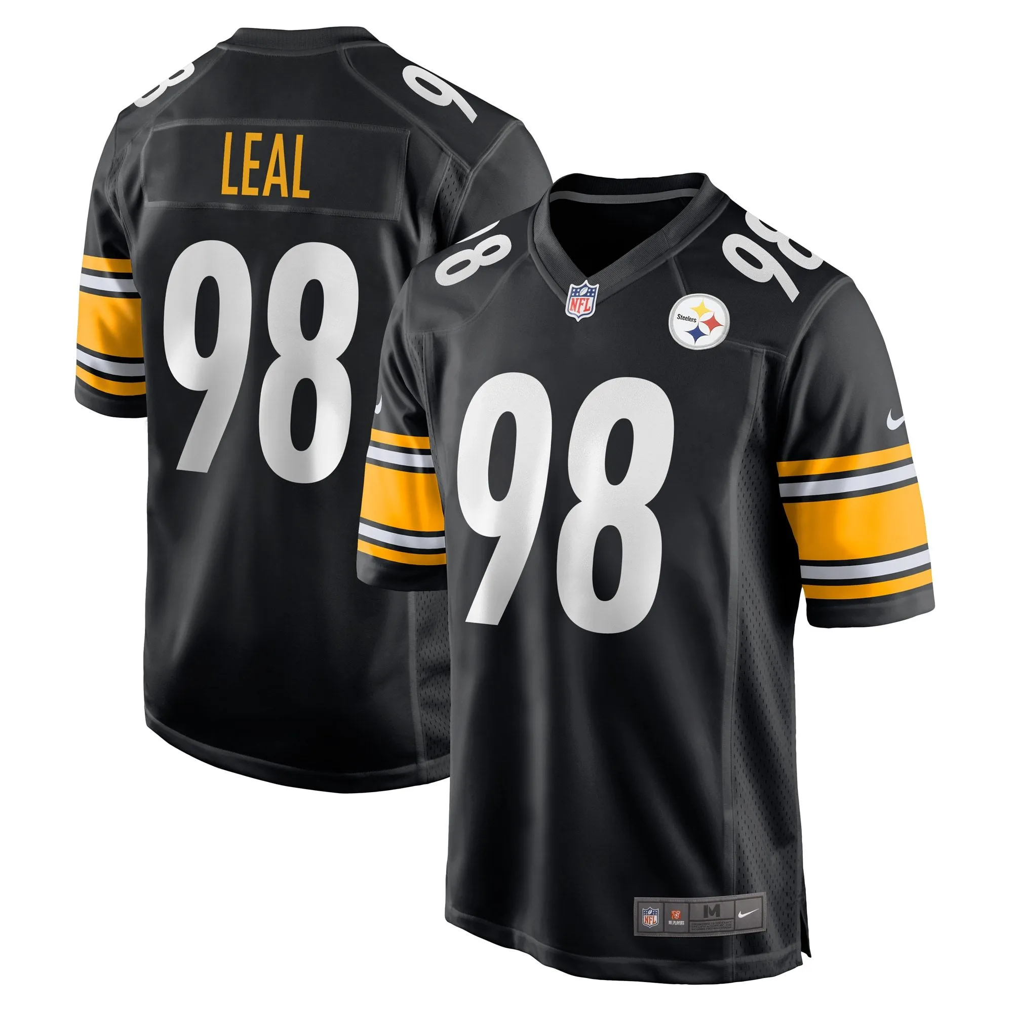 DeMarvin Leal Pittsburgh Steelers  Game Player Jersey - Black