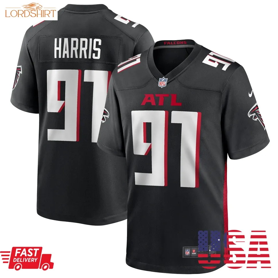 Demone Harris Atlanta Falcons   Game Jersey    Black