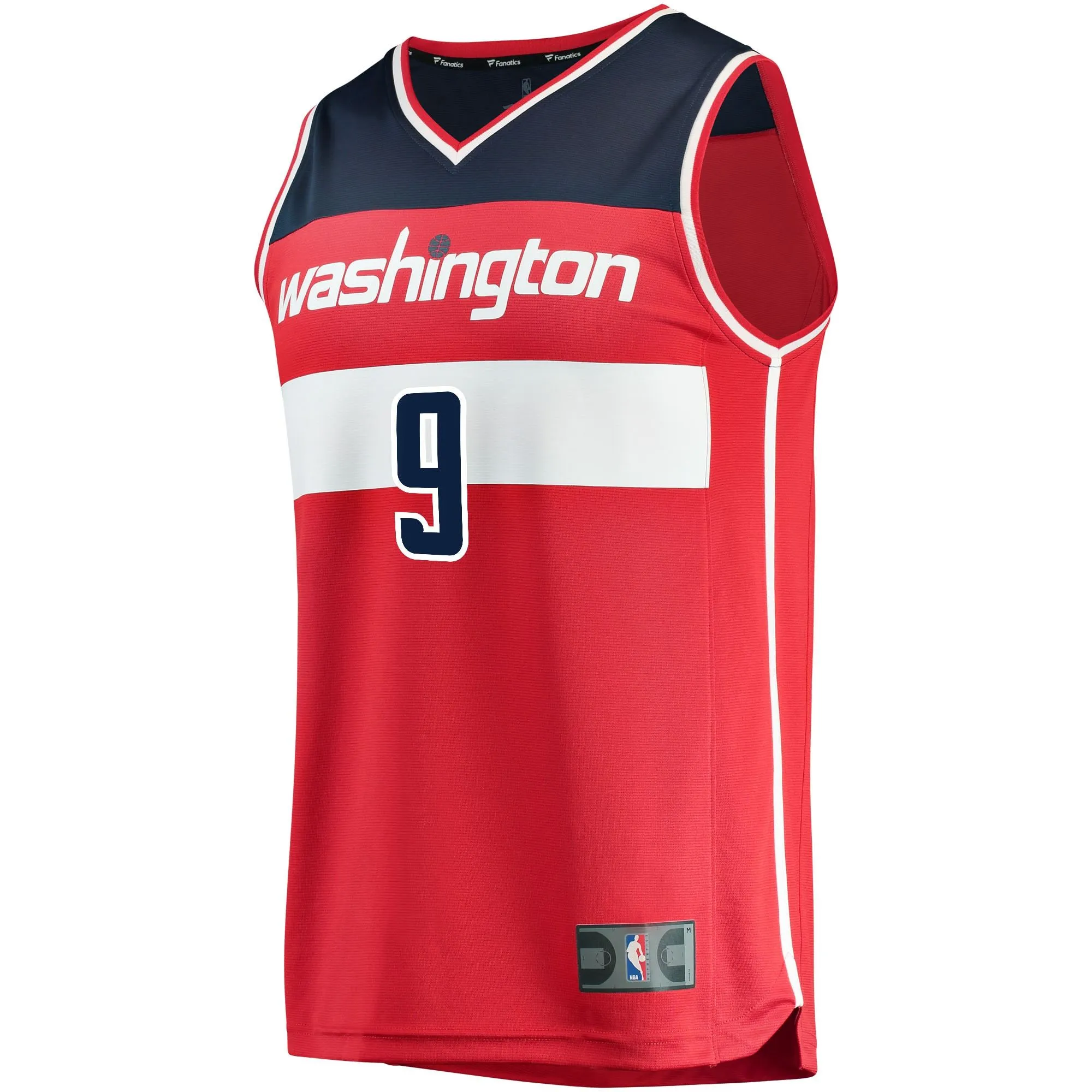 Deni Avdija Washington Wizards Fanatics Branded Fast Break Replica Jersey - Icon Edition - Red