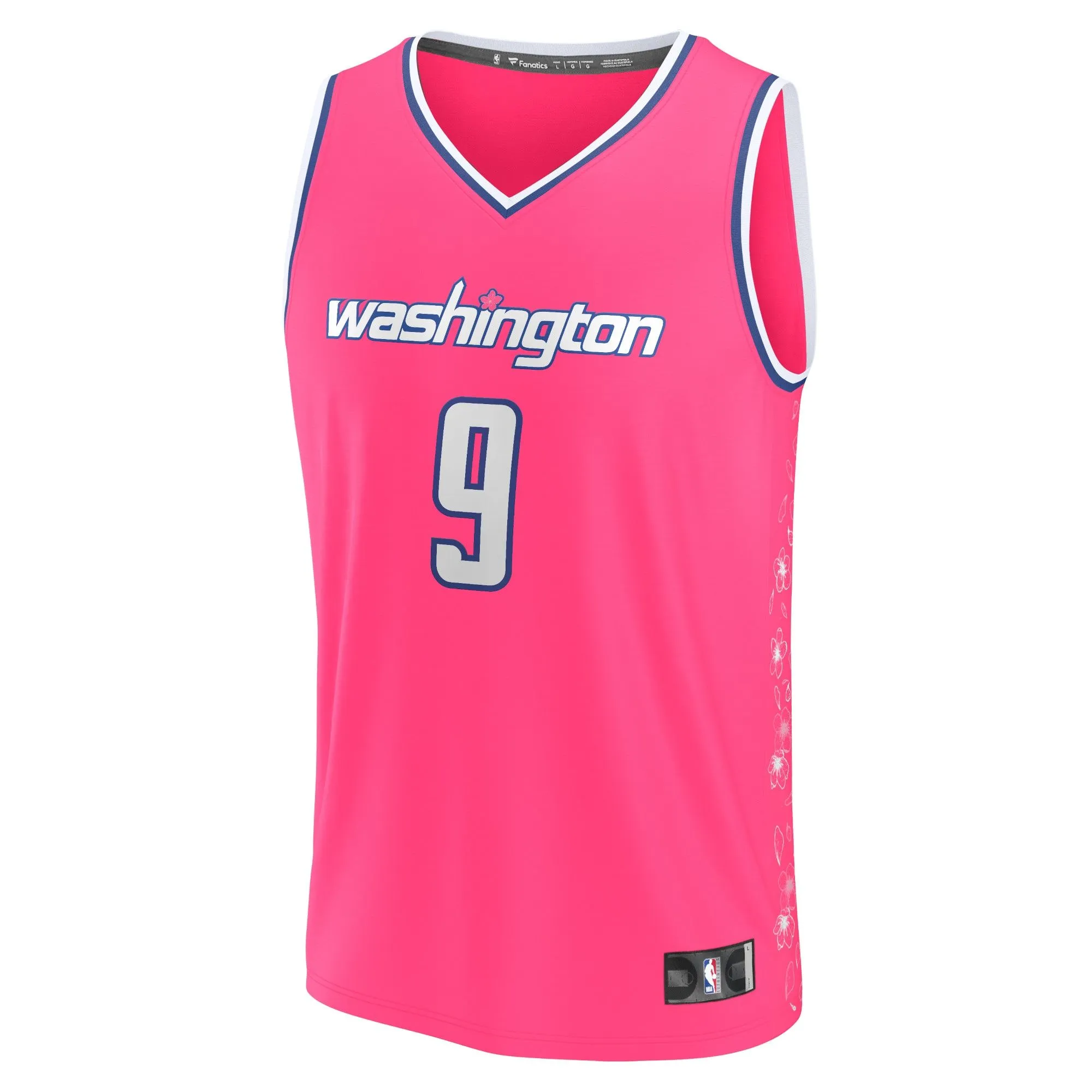 Deni Avdija Washington Wizards Fanatics Branded Fastbreak Jersey - City Edition - Pink