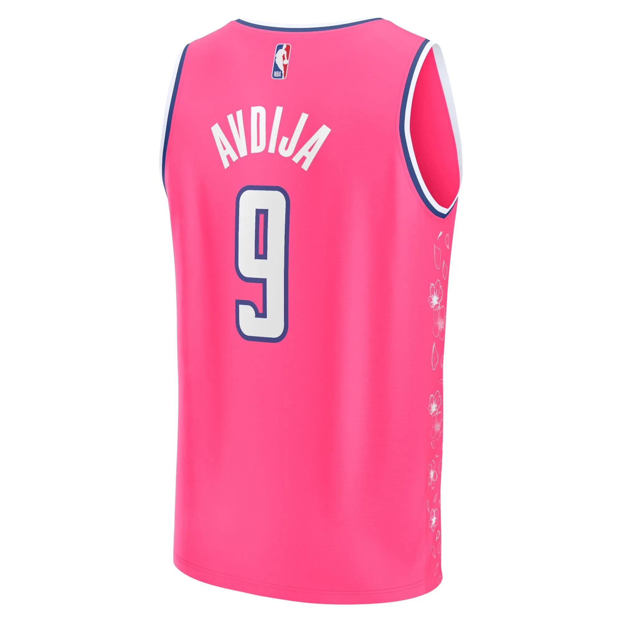 Deni Avdija Washington Wizards Fanatics Branded Fastbreak Jersey - City Edition - Pink