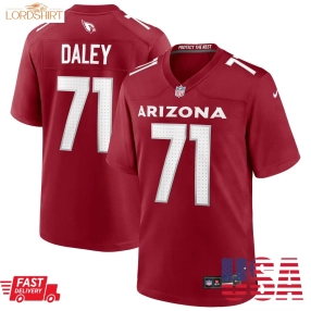 Dennis Daley Arizona Cardinals  Game Player Jersey   Cardinal