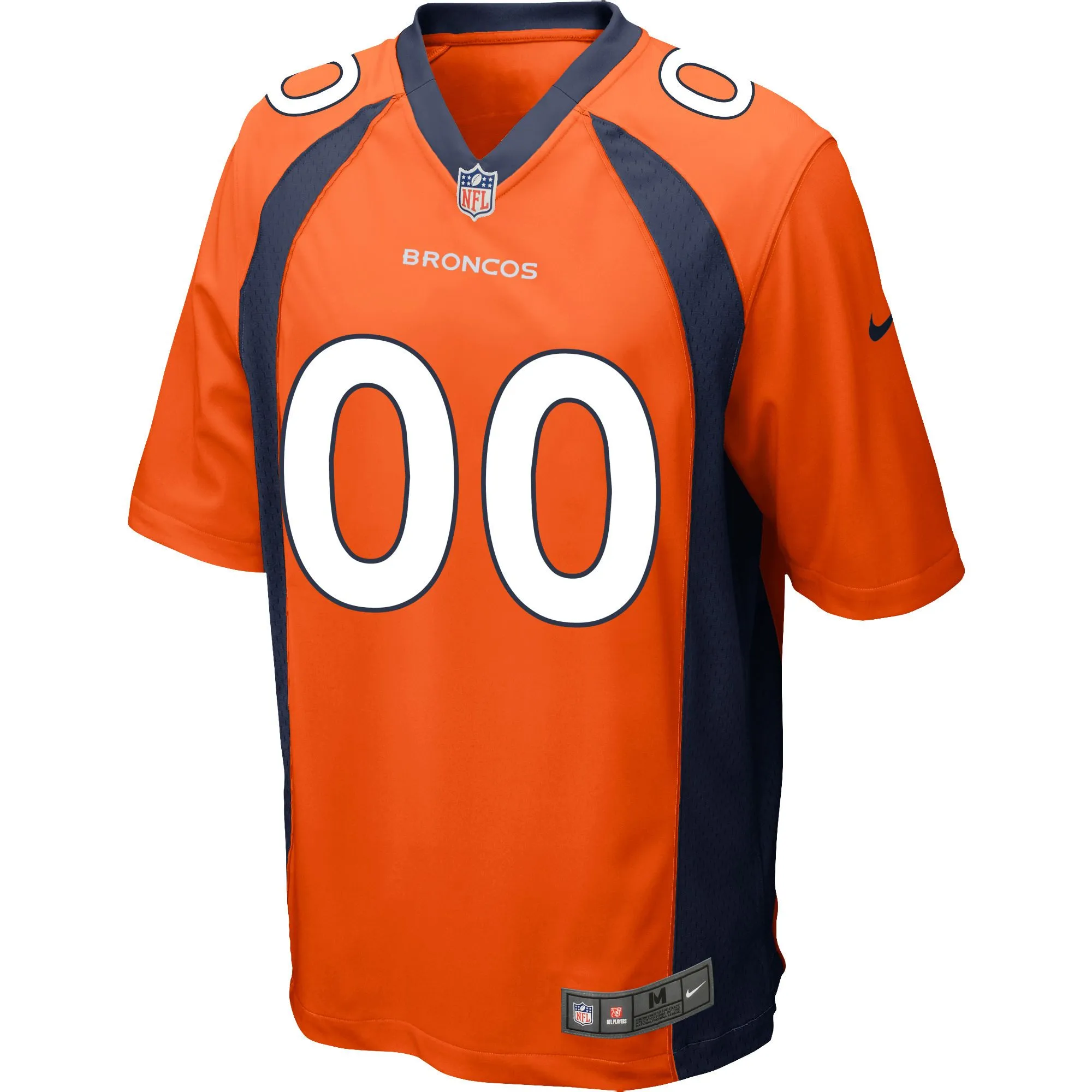 Denver Broncos  Custom Game Jersey - Orange