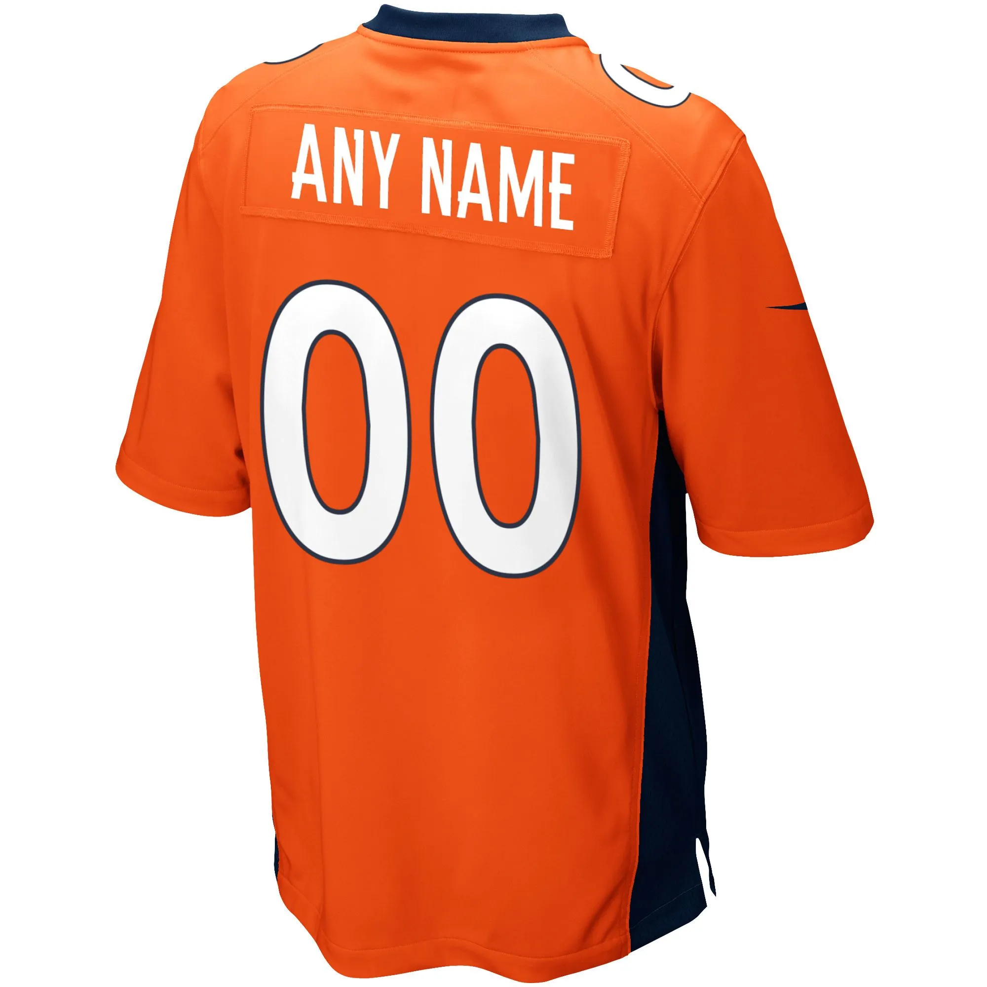 Denver Broncos  Custom Game Jersey - Orange