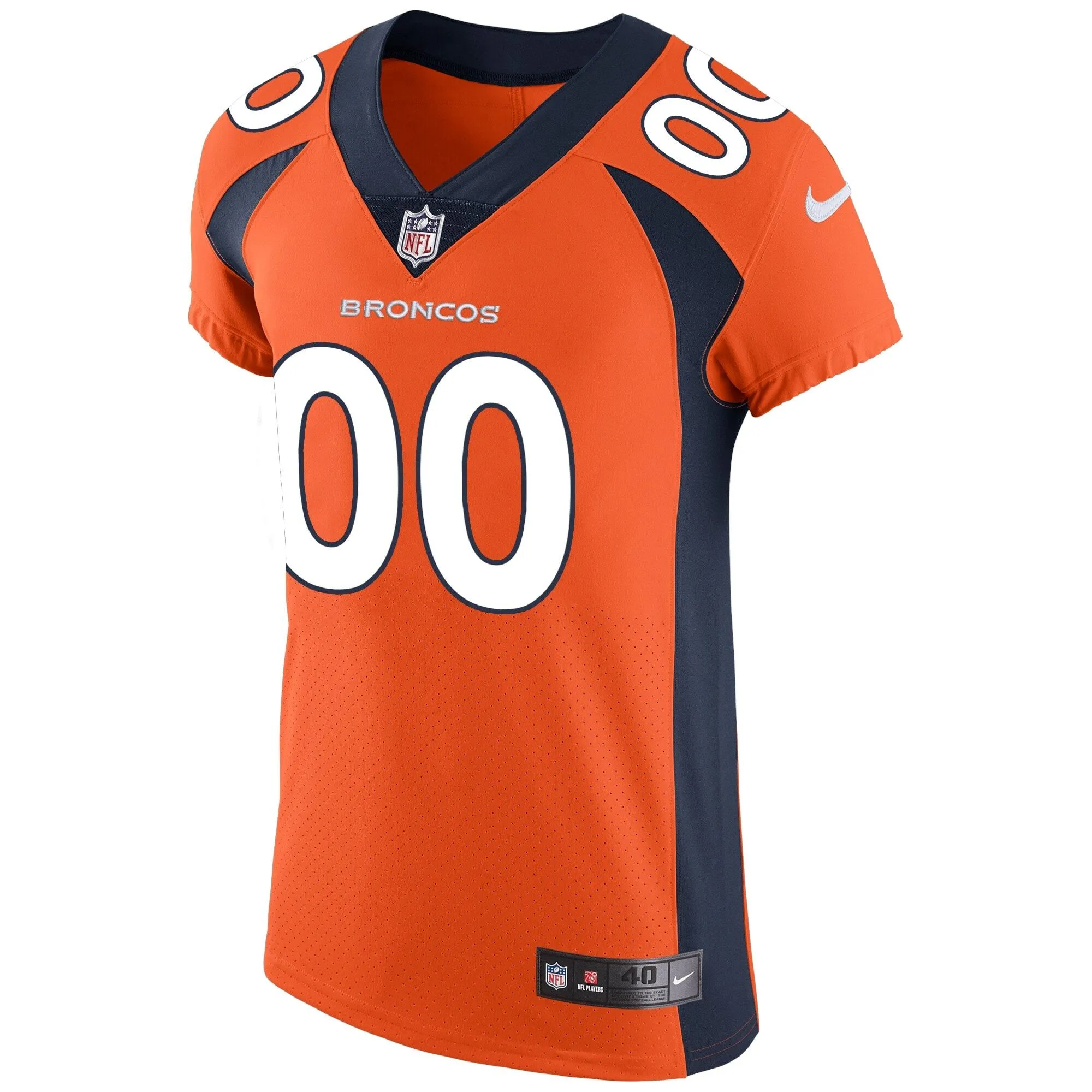 Denver Broncos  Vapor Untouchable Custom Elite Jersey - Orange