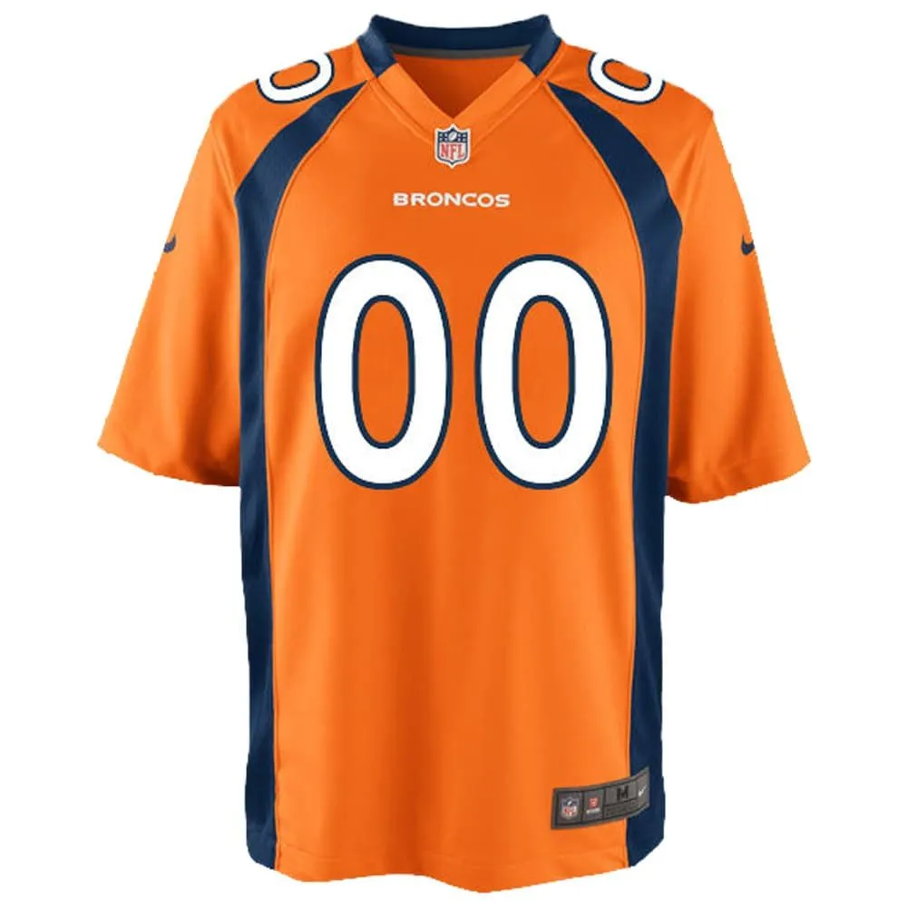 Denver Broncos  Youth Custom Game Jersey - Orange