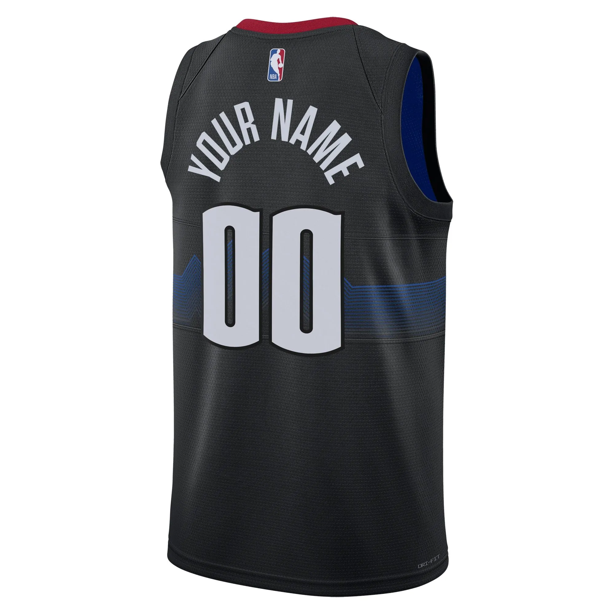 Denver Nuggets  Unisex 2023/24 Custom Swingman Jersey - Black - City Edition