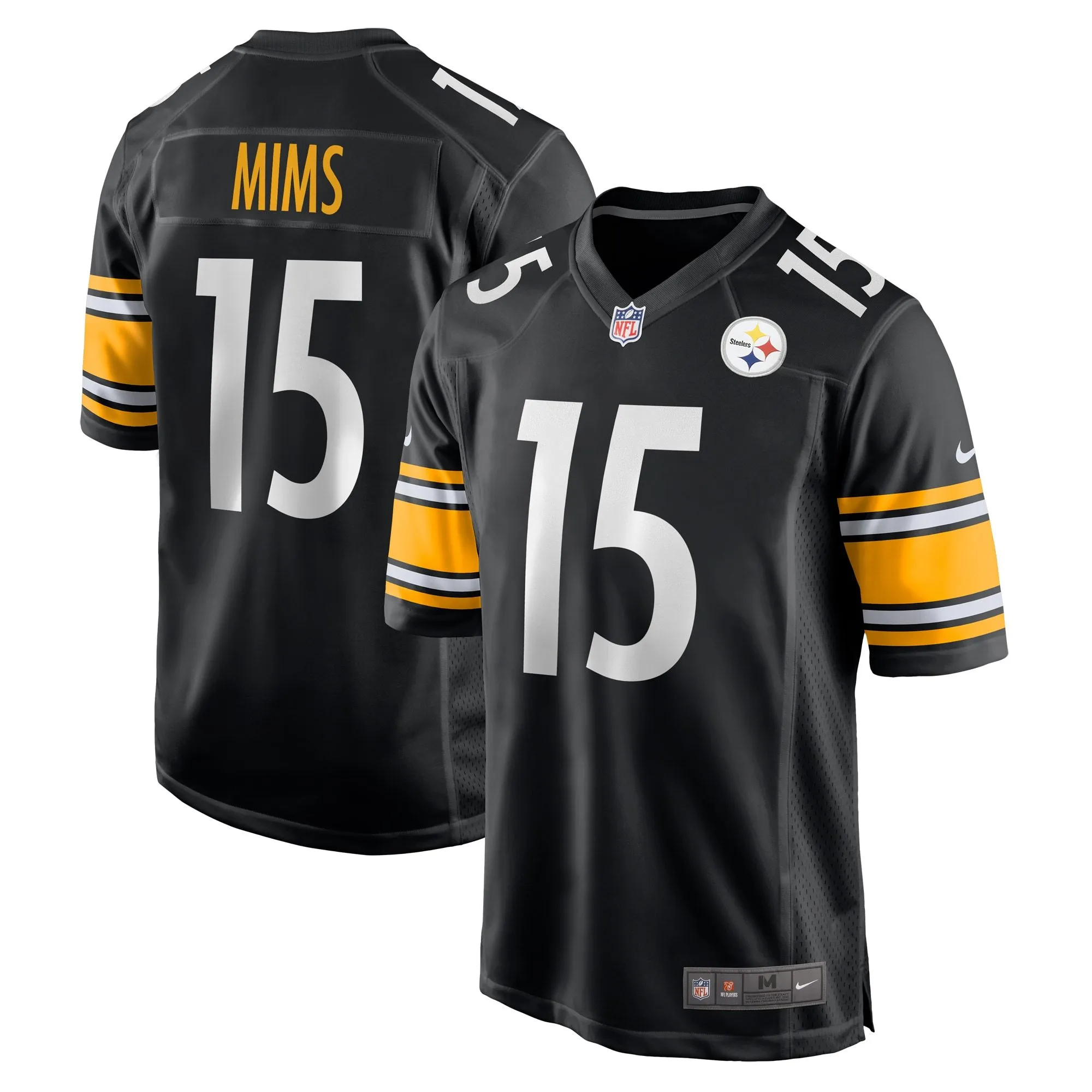 Denzel Mims Pittsburgh Steelers   Game Jersey -  Black