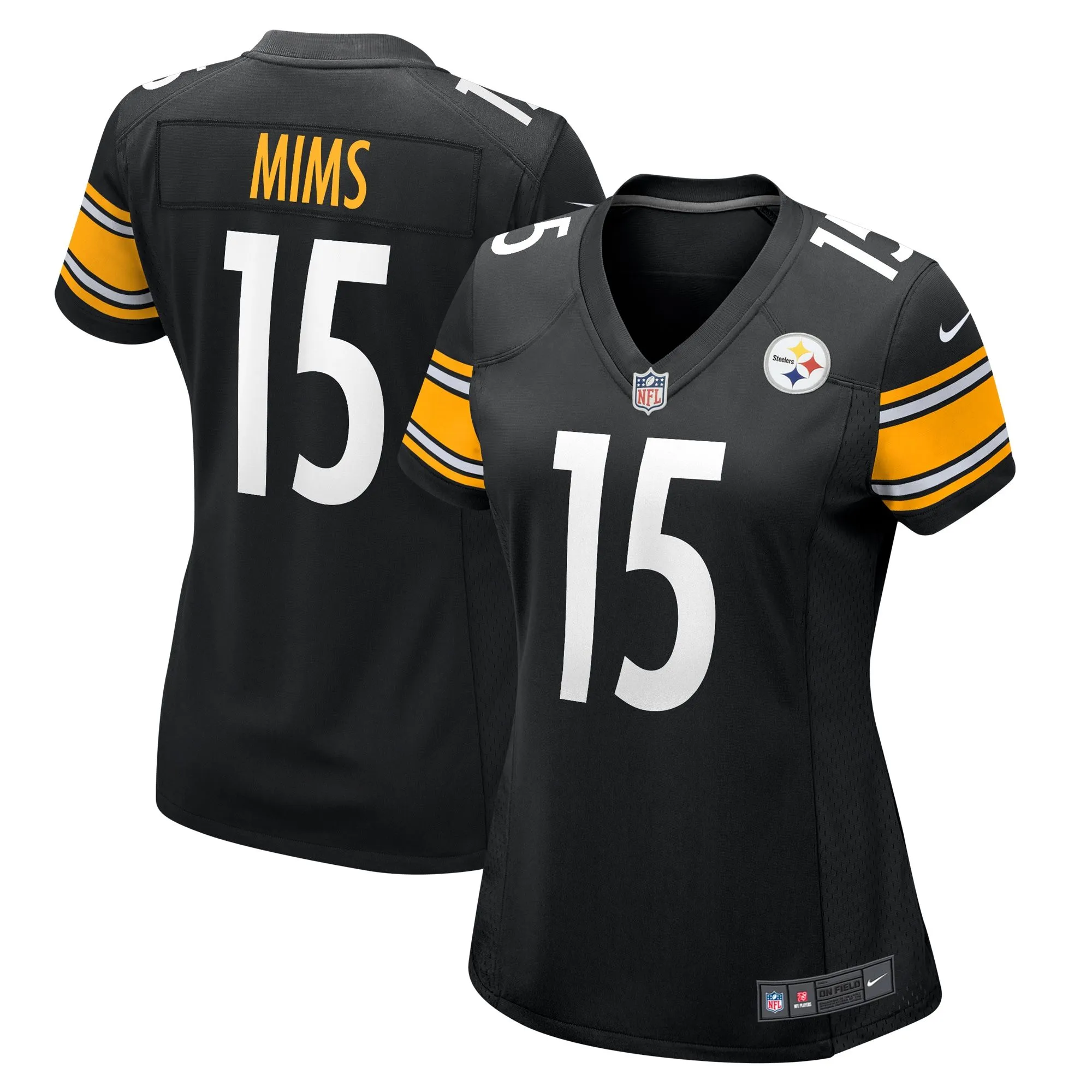 Denzel Mims Pittsburgh Steelers  Women's Game Jersey - Black