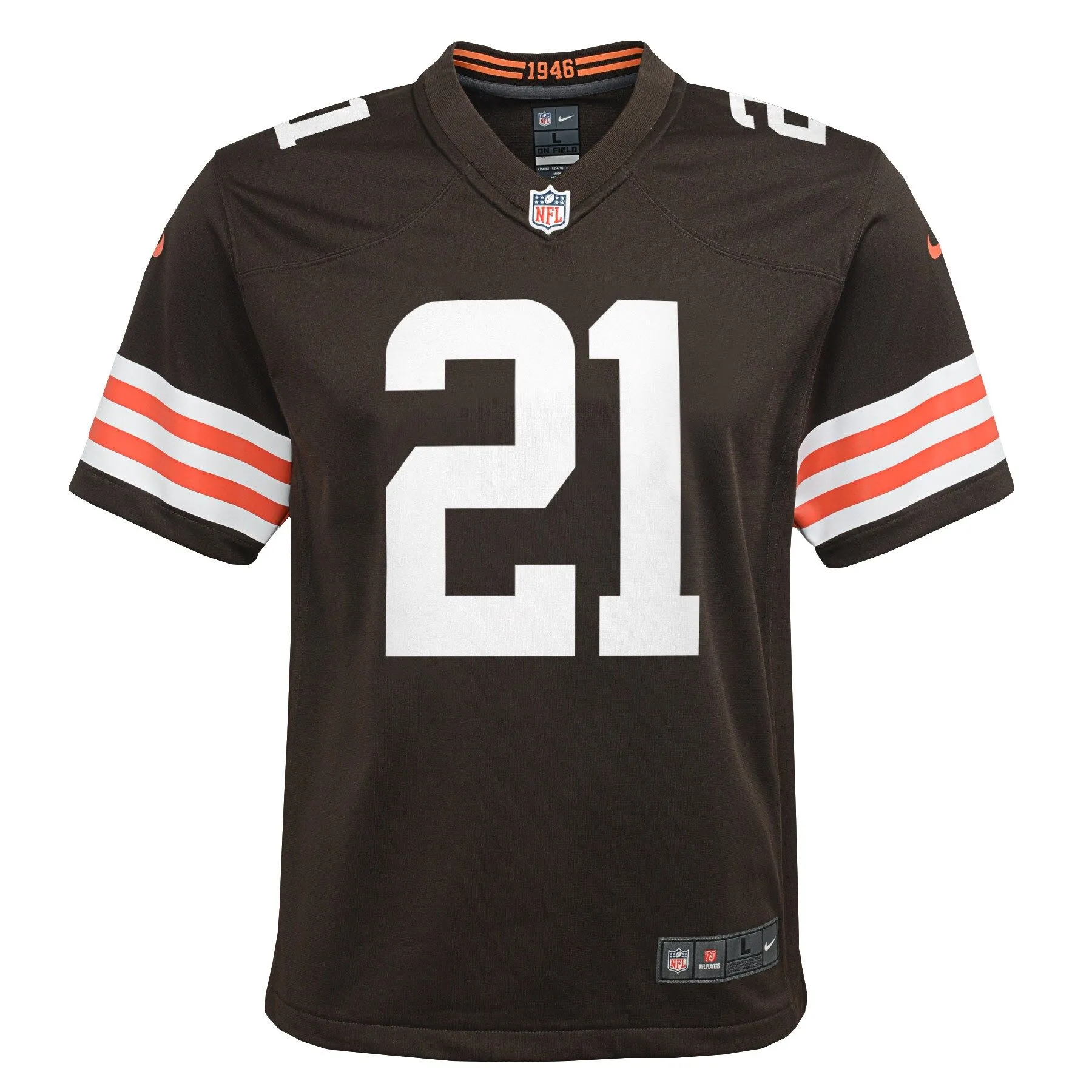 Denzel Ward Cleveland Browns  Youth Game Jersey - Brown