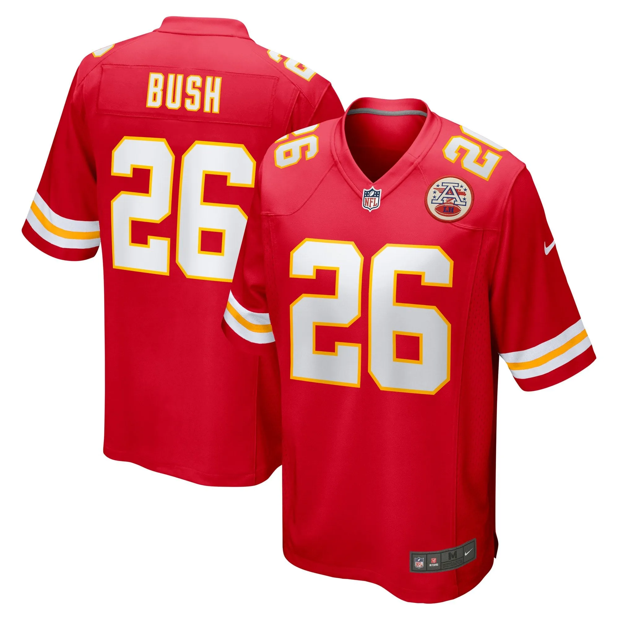 Deon Bush Kansas City Chiefs  Game Player Jersey - Red