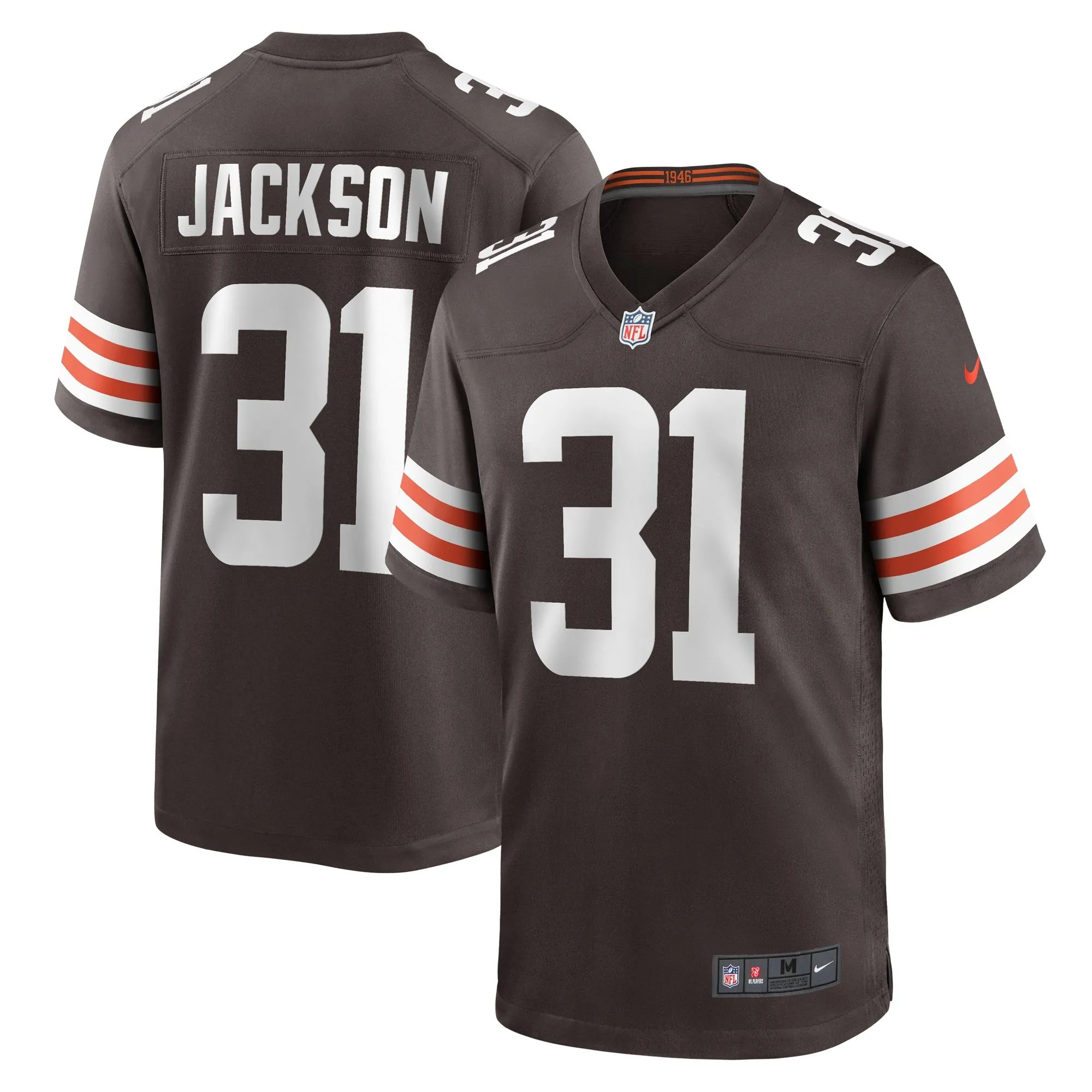 Deon Jackson Cleveland Browns   Game Jersey -  Brown