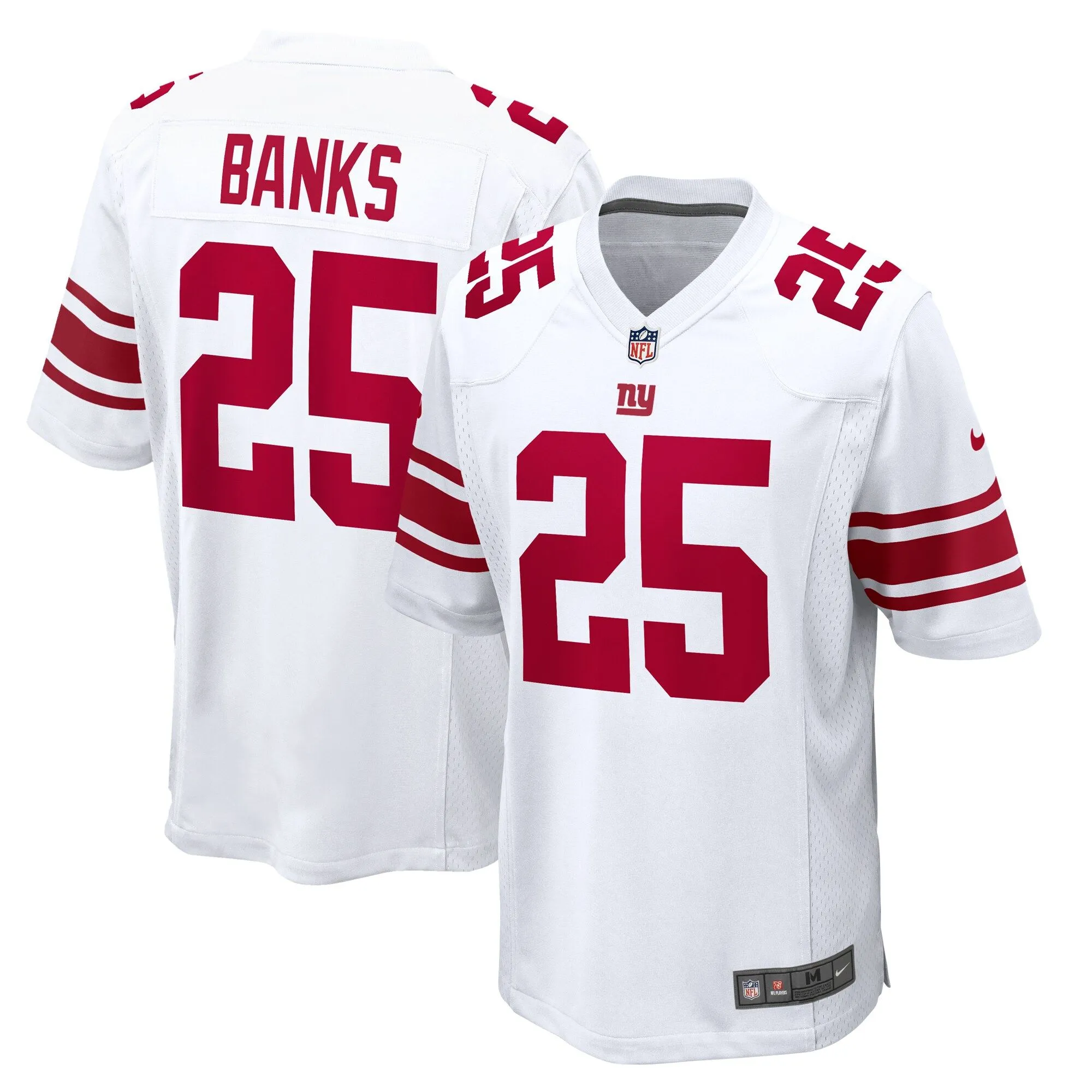 Deonte Banks New York Giants   Game Jersey -  White