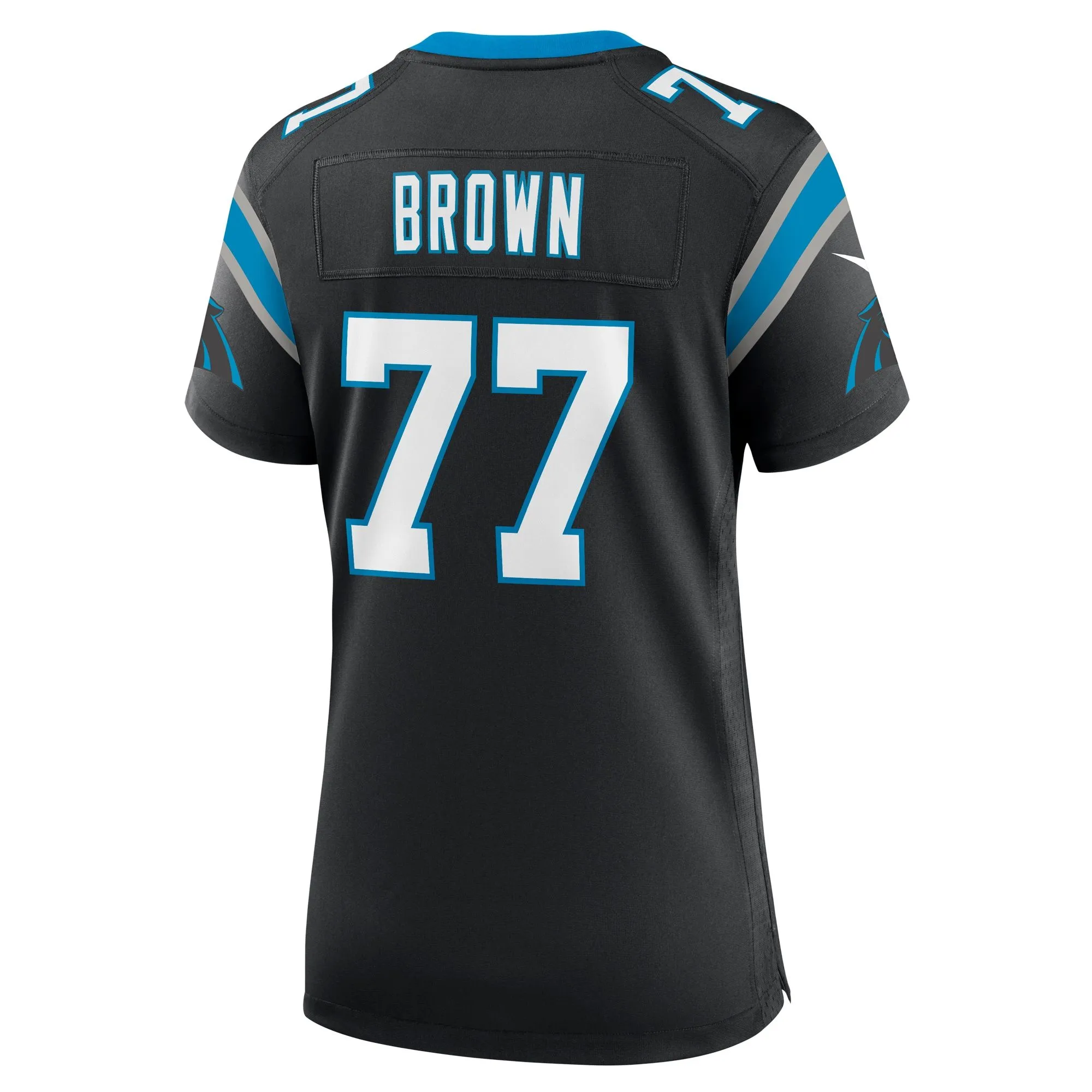 Deonte Brown Carolina Panthers  Women's Team Game Jersey - Black