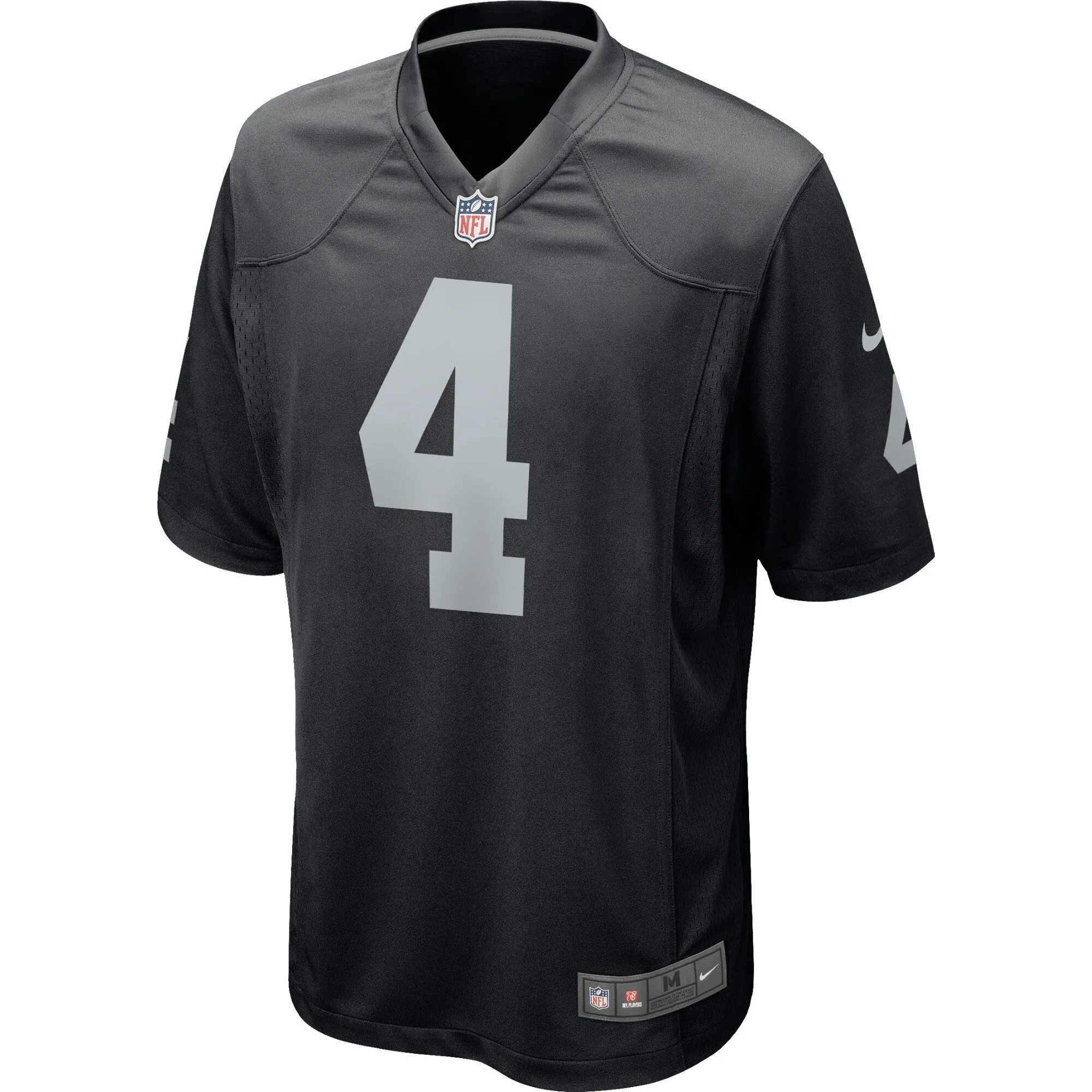 Derek Carr Las Vegas Raiders  Game Player Jersey - Black