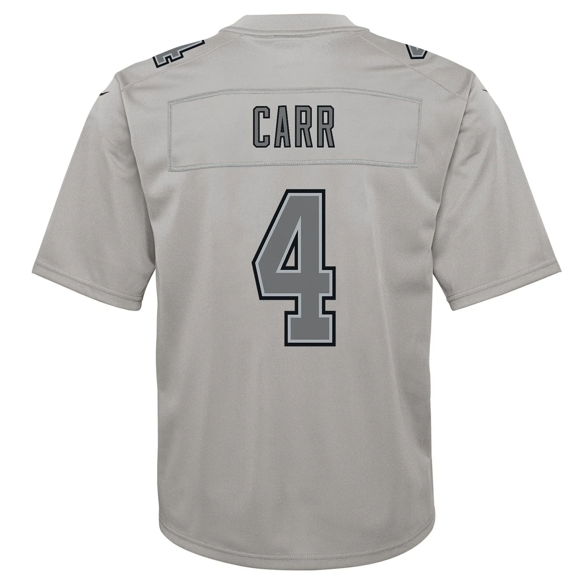 Derek Carr Las Vegas Raiders  Youth Atmosphere Game Jersey - Gray