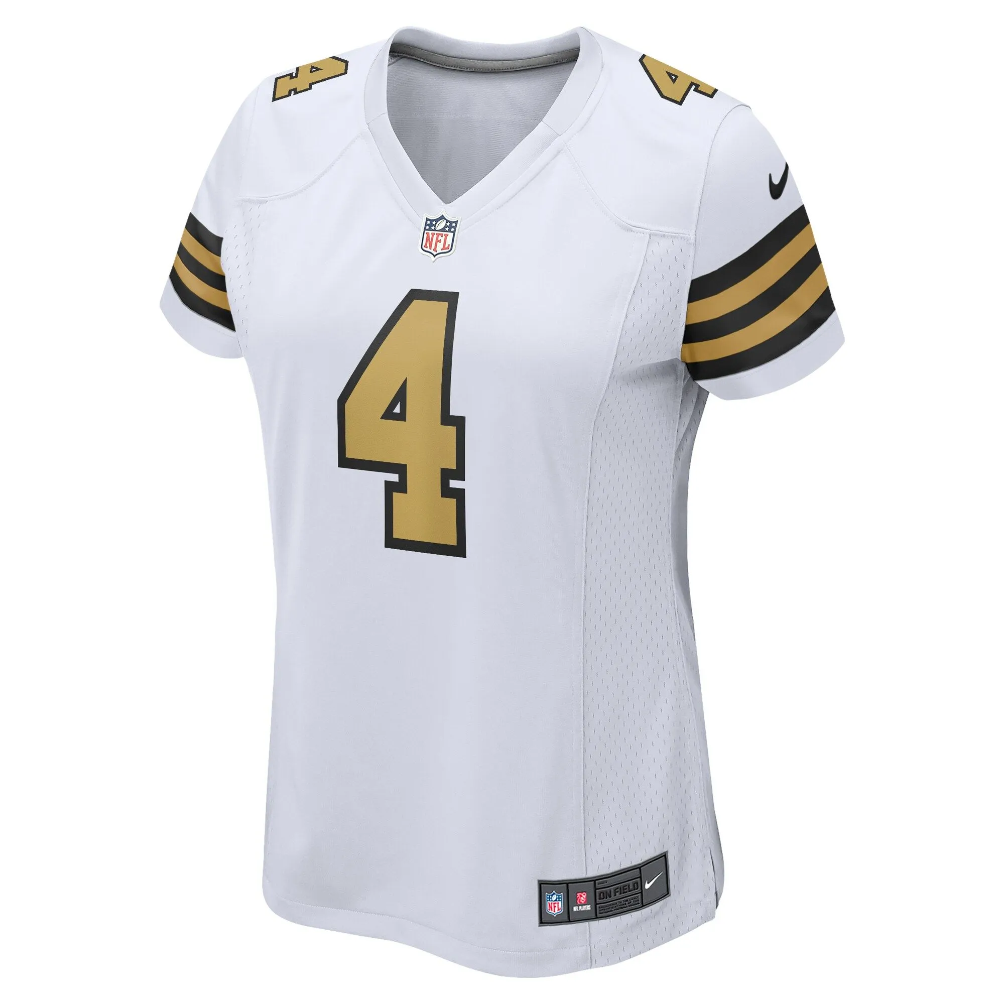 Derek Carr New Orleans Saints  Women's Alternate Game Jersey -  White