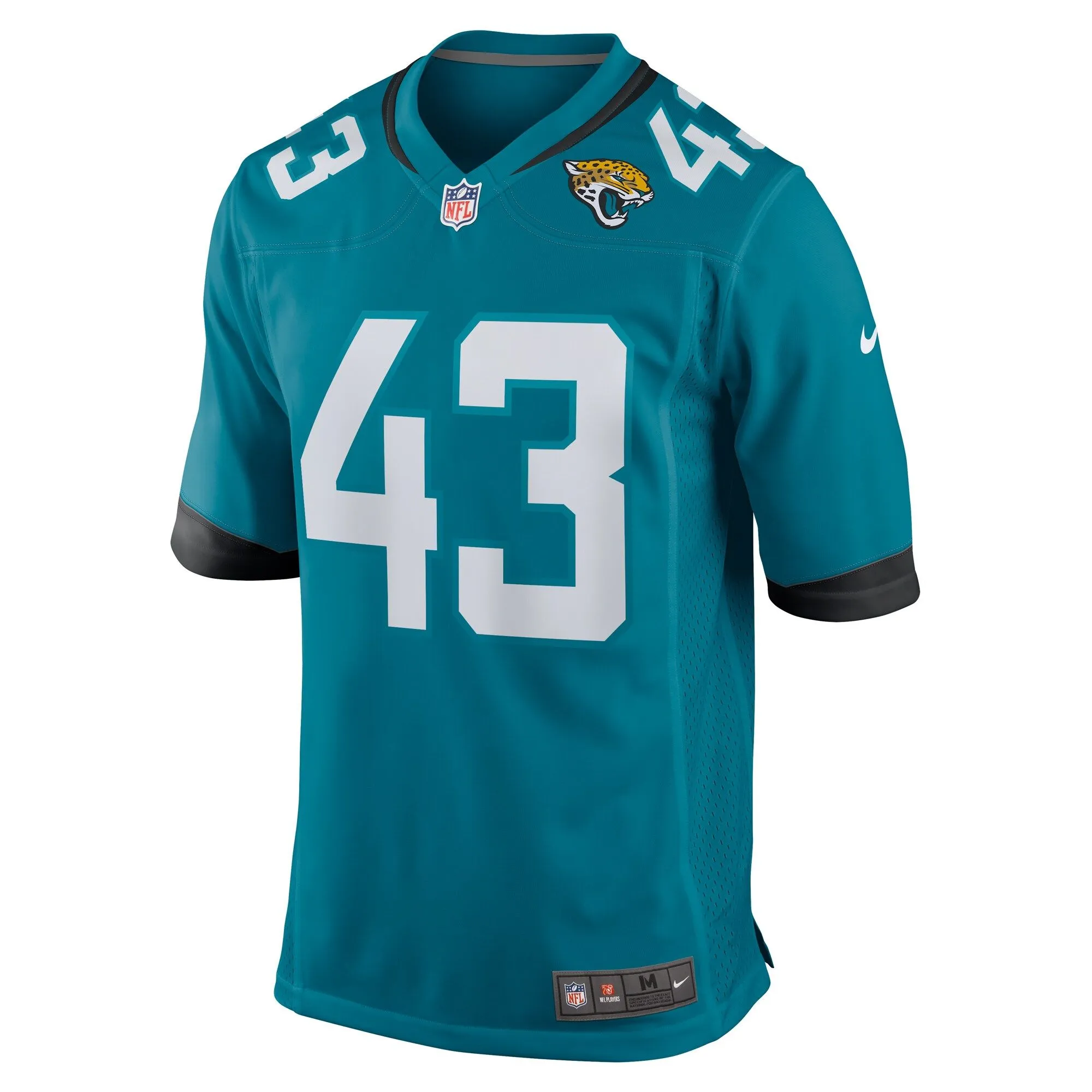 Derek Parish Jacksonville Jaguars   Game Jersey -  Teal