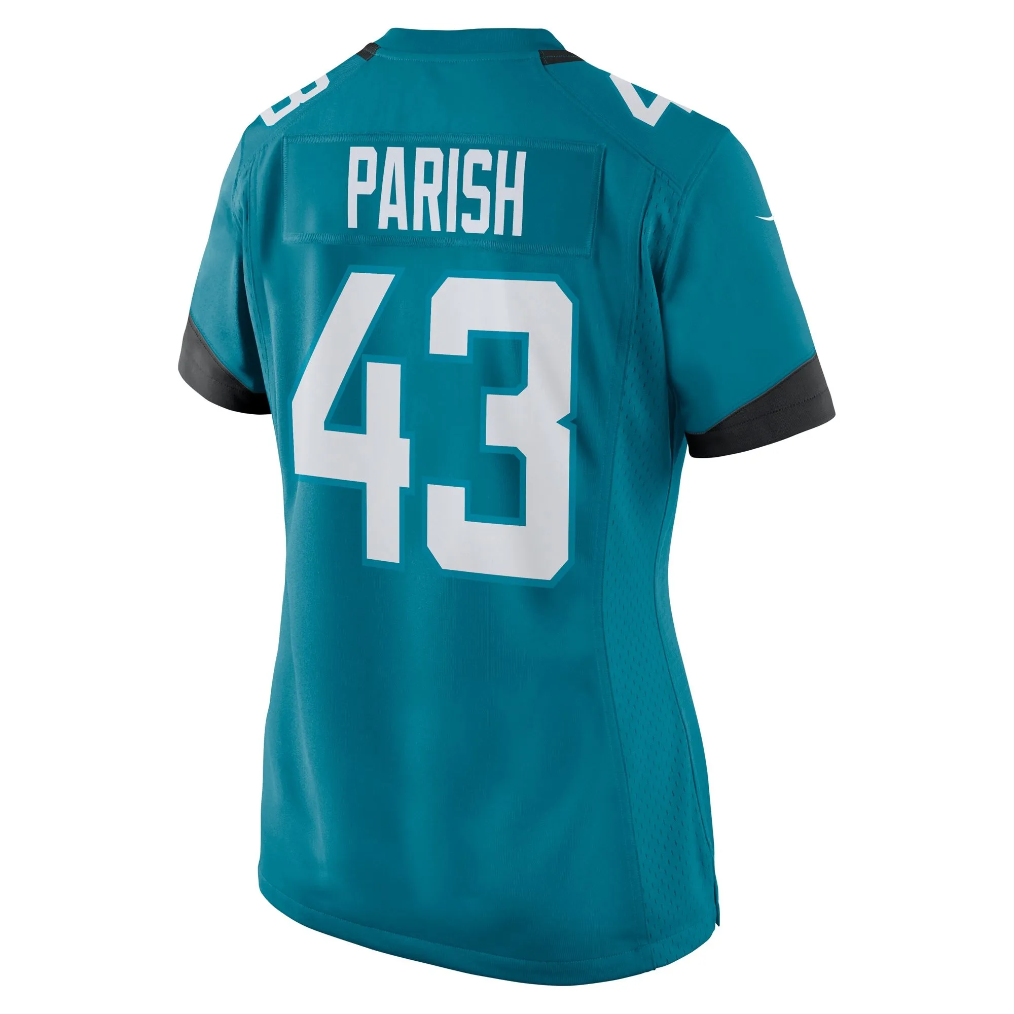 Derek Parish Jacksonville Jaguars  Women's  Game Jersey -  Teal