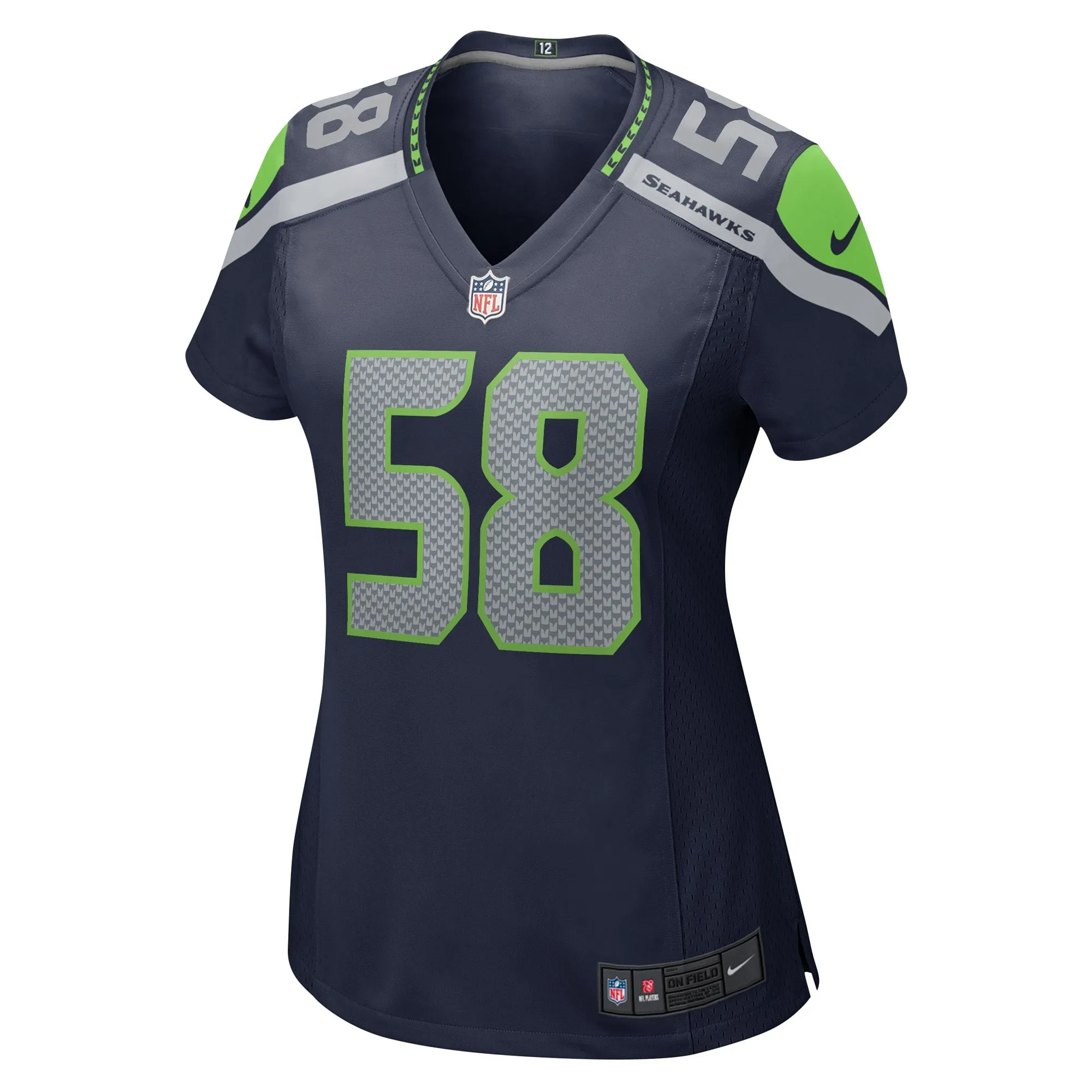 Derick Hall Seattle Seahawks  Women's  Game Jersey - College Navy