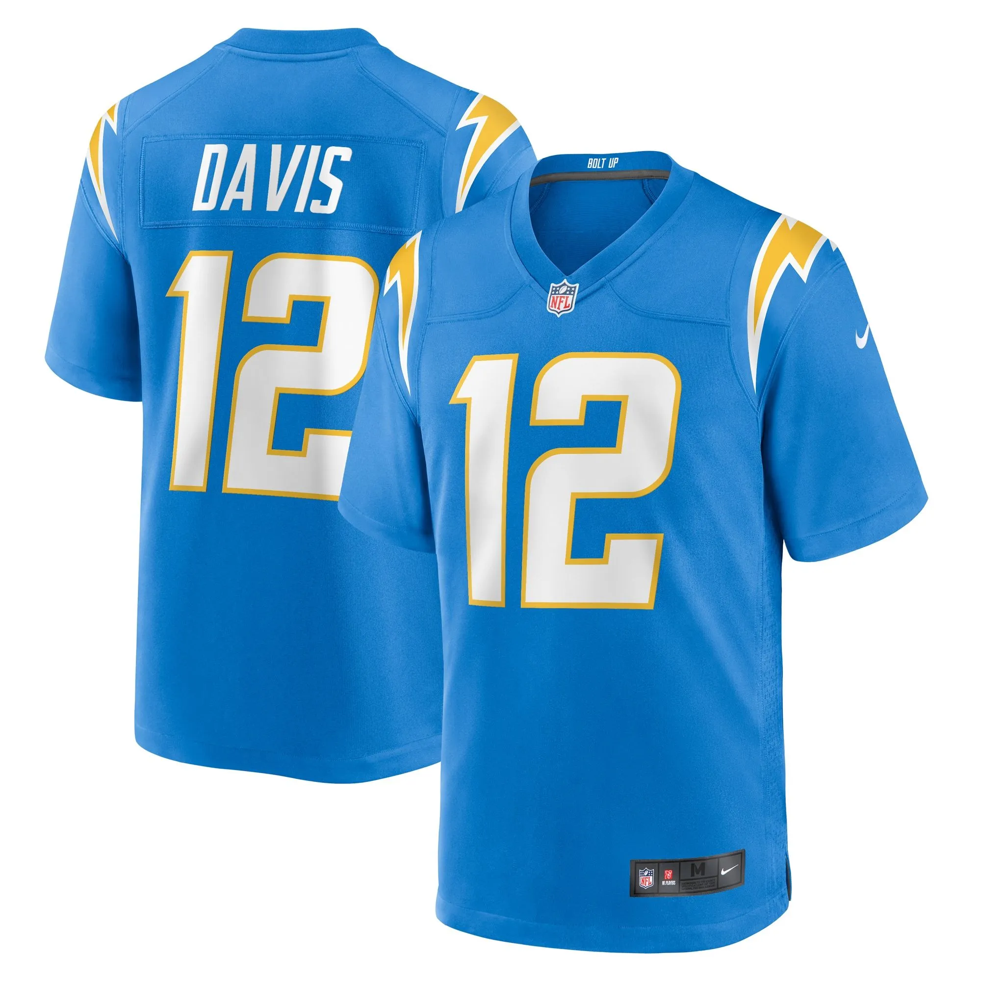 Derius Davis Los Angeles Chargers  Team Game Jersey - Powder Blue