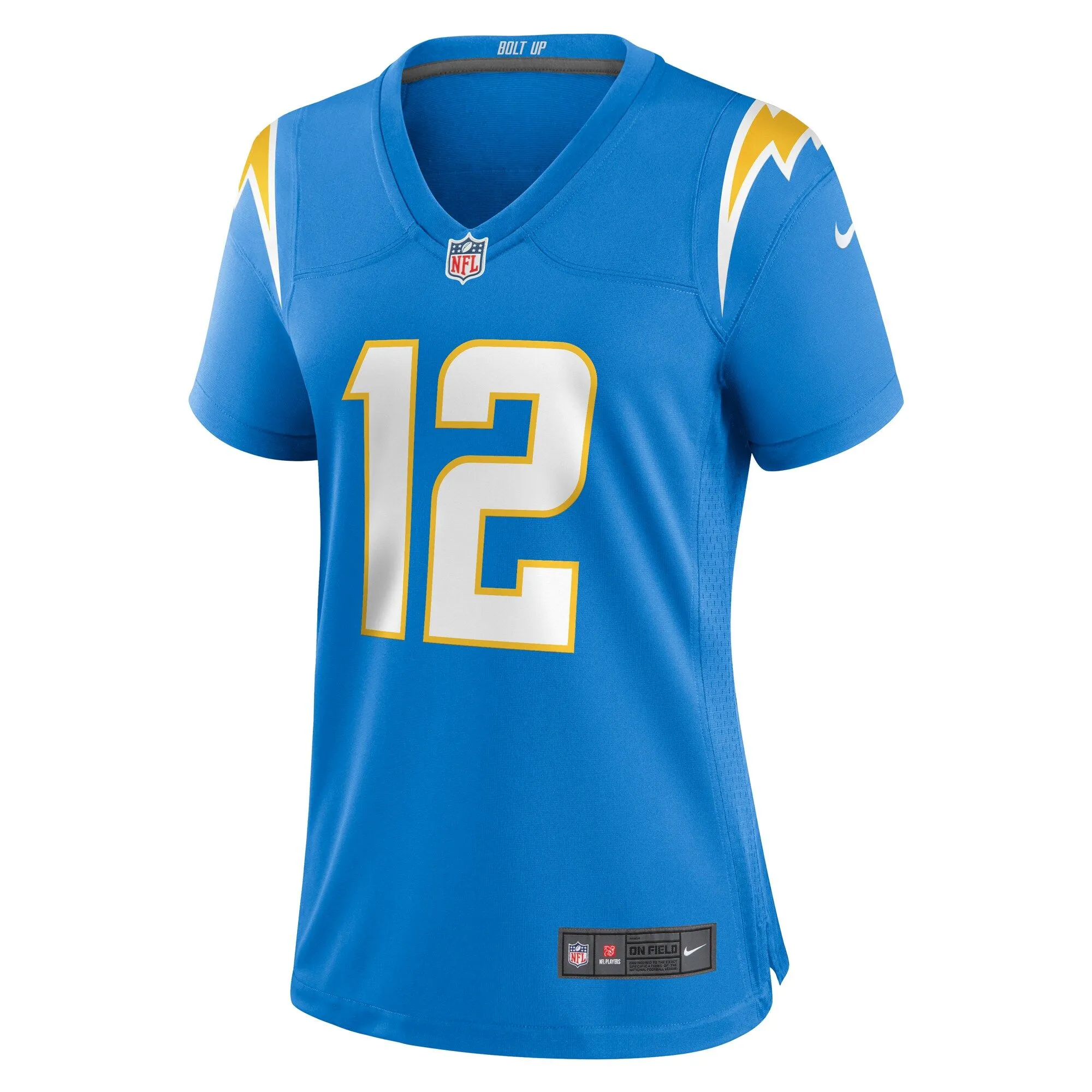 Derius Davis Los Angeles Chargers  Women's Team Game Jersey - Powder Blue