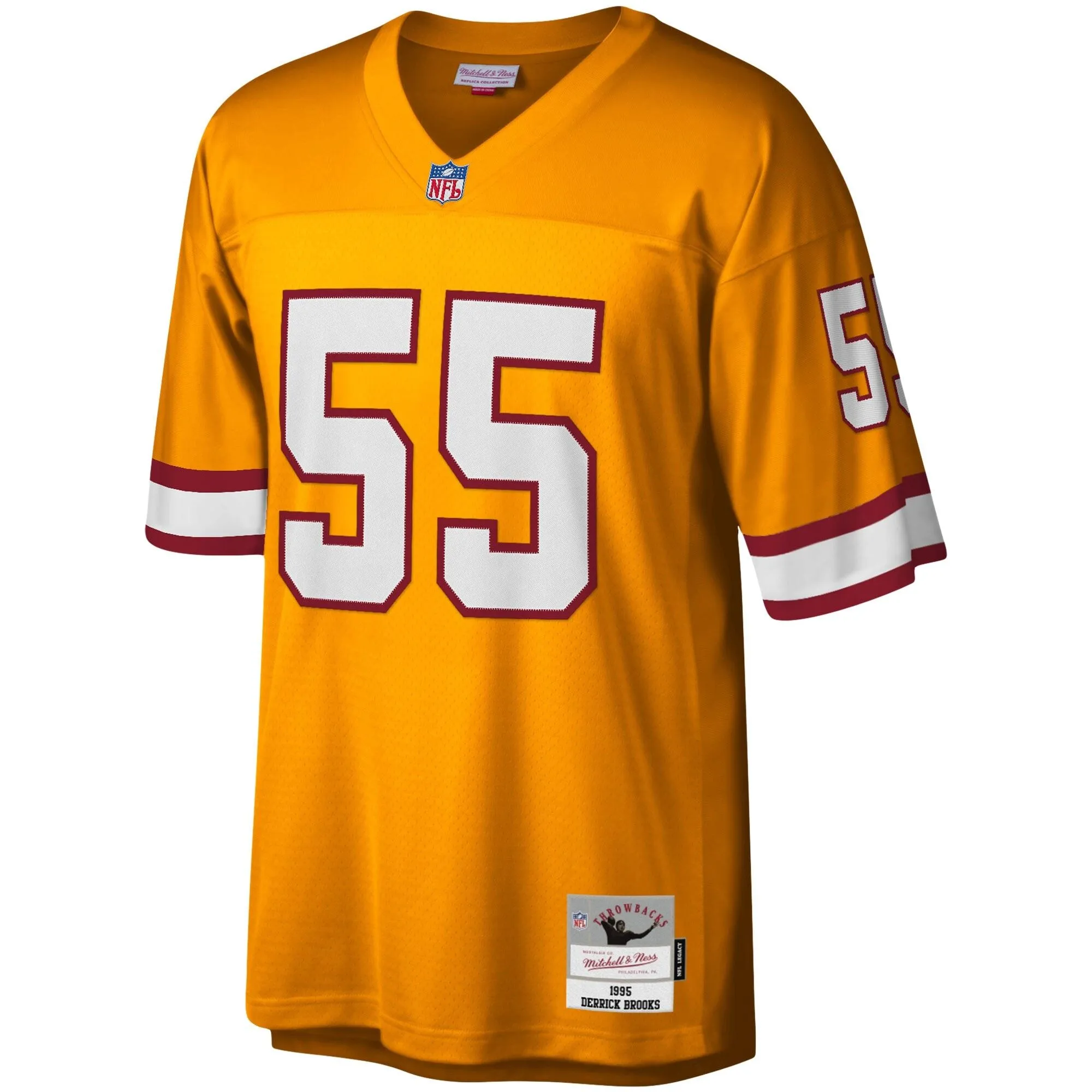 Derrick Brooks Tampa Bay Buccaneers Mitchell & Ness Youth 1995 Retired Player Legacy Jersey - Orange