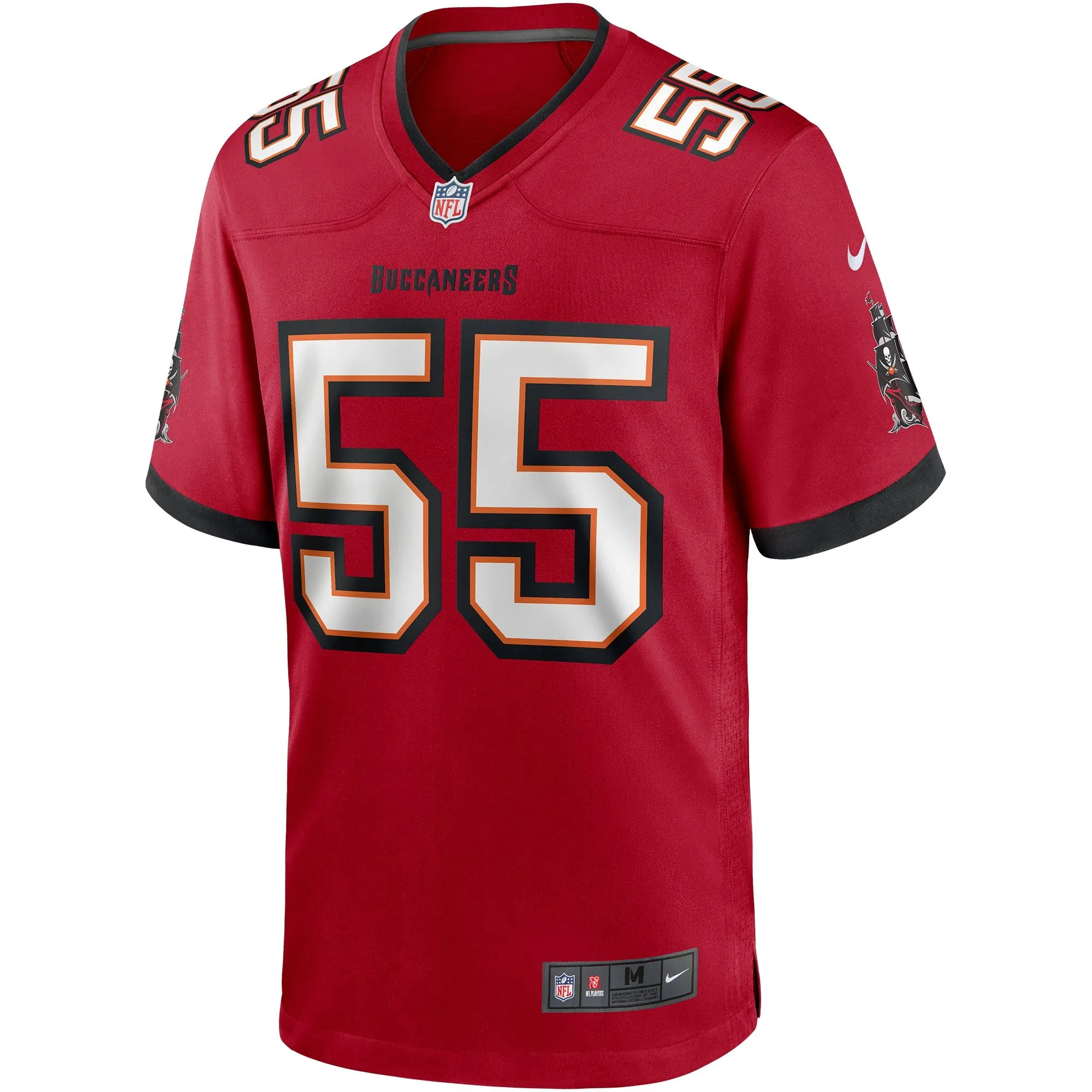 Derrick Brooks Tampa Bay Buccaneers  Game Retired Player Jersey - Red