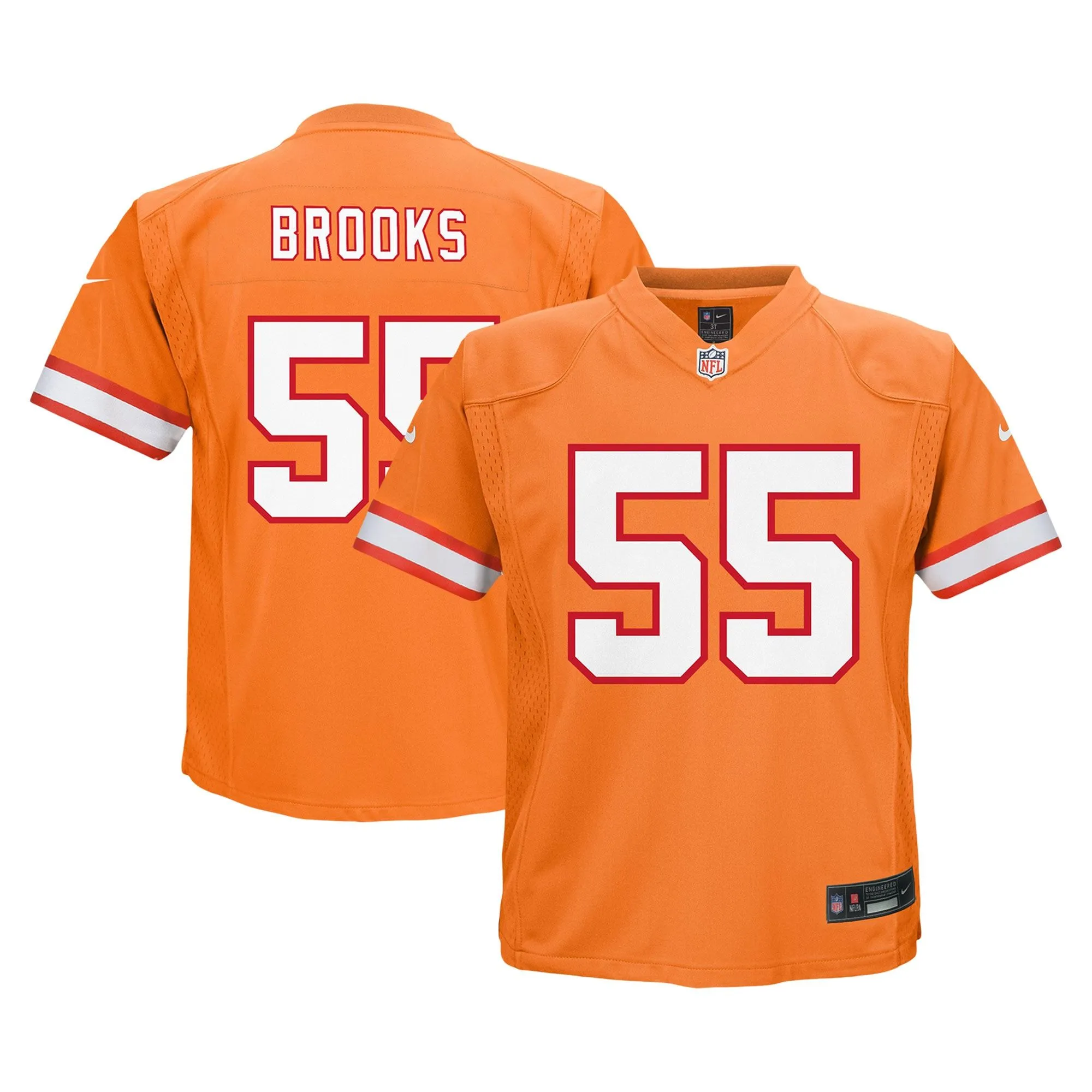 Derrick Brooks Tampa Bay Buccaneers  Preschool Retired Player Game Jersey - Orange