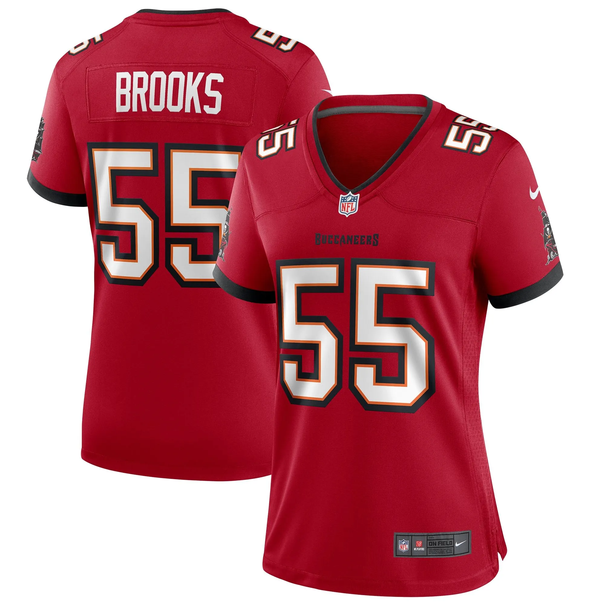 Derrick Brooks Tampa Bay Buccaneers  Women's Game Retired Player Jersey - Red