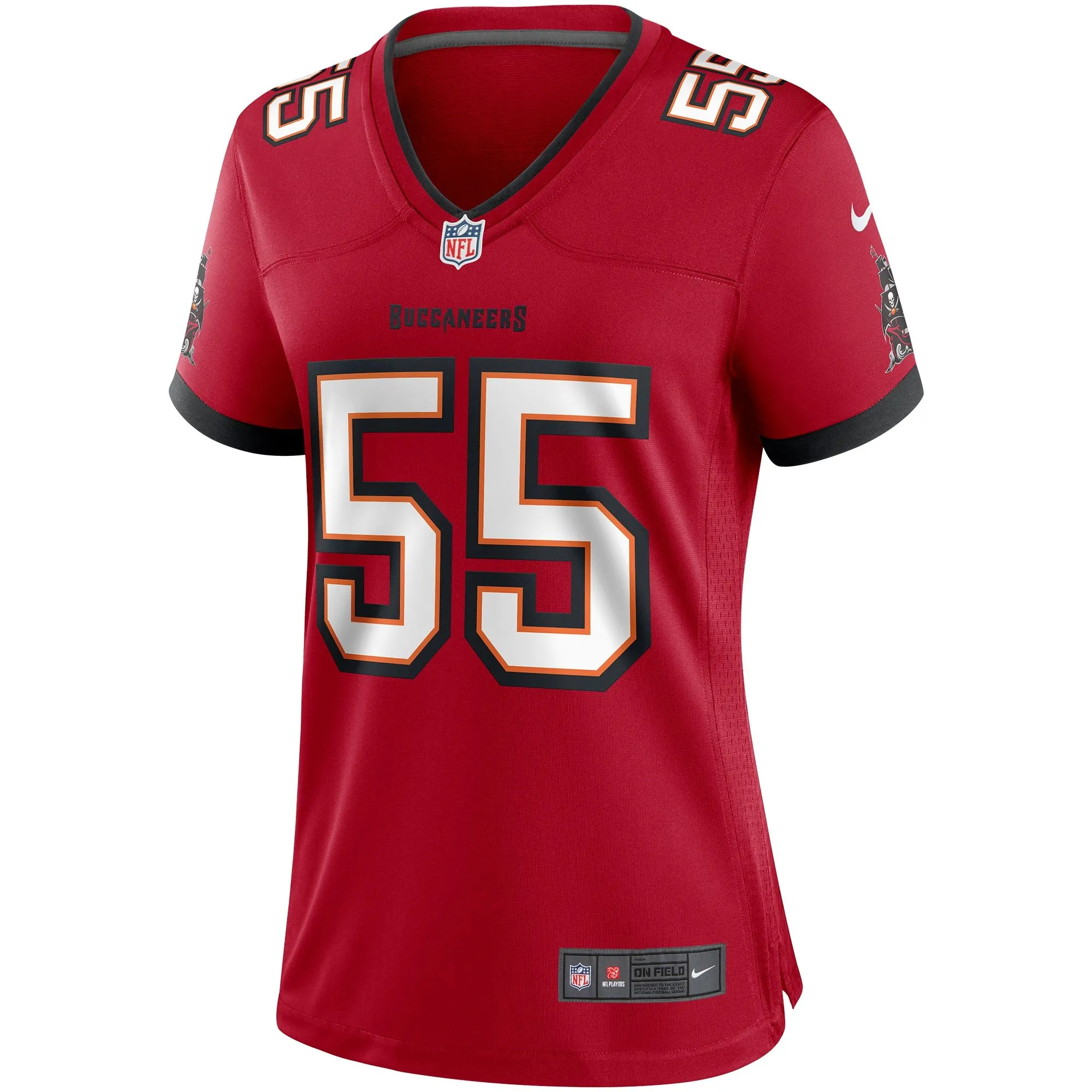 Derrick Brooks Tampa Bay Buccaneers  Women's Game Retired Player Jersey - Red