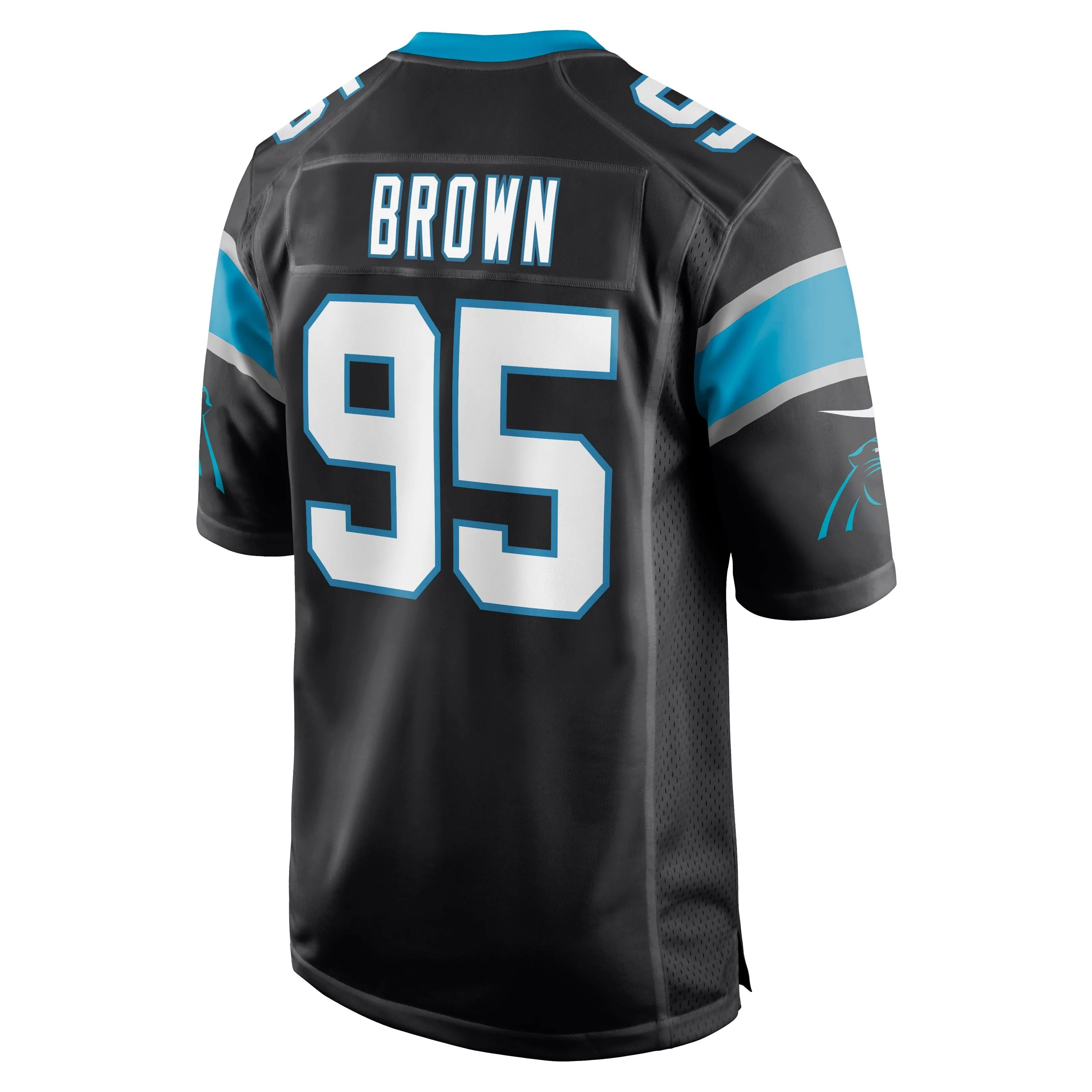 Derrick Brown Carolina Panthers  Player Game Jersey - Black