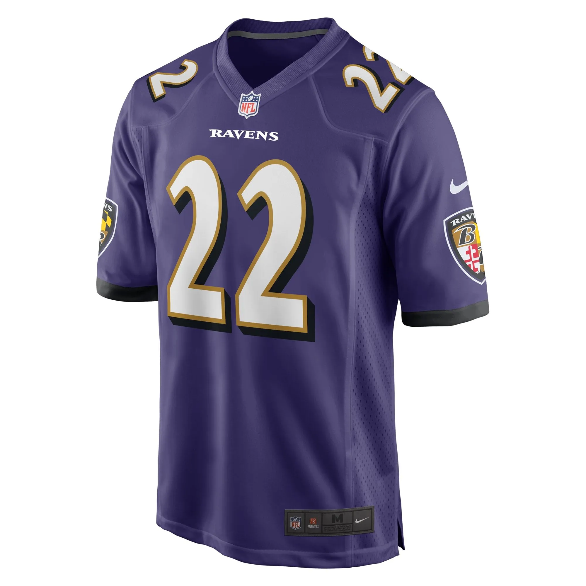 Derrick Henry Baltimore Ravens  Game Player Jersey - Purple