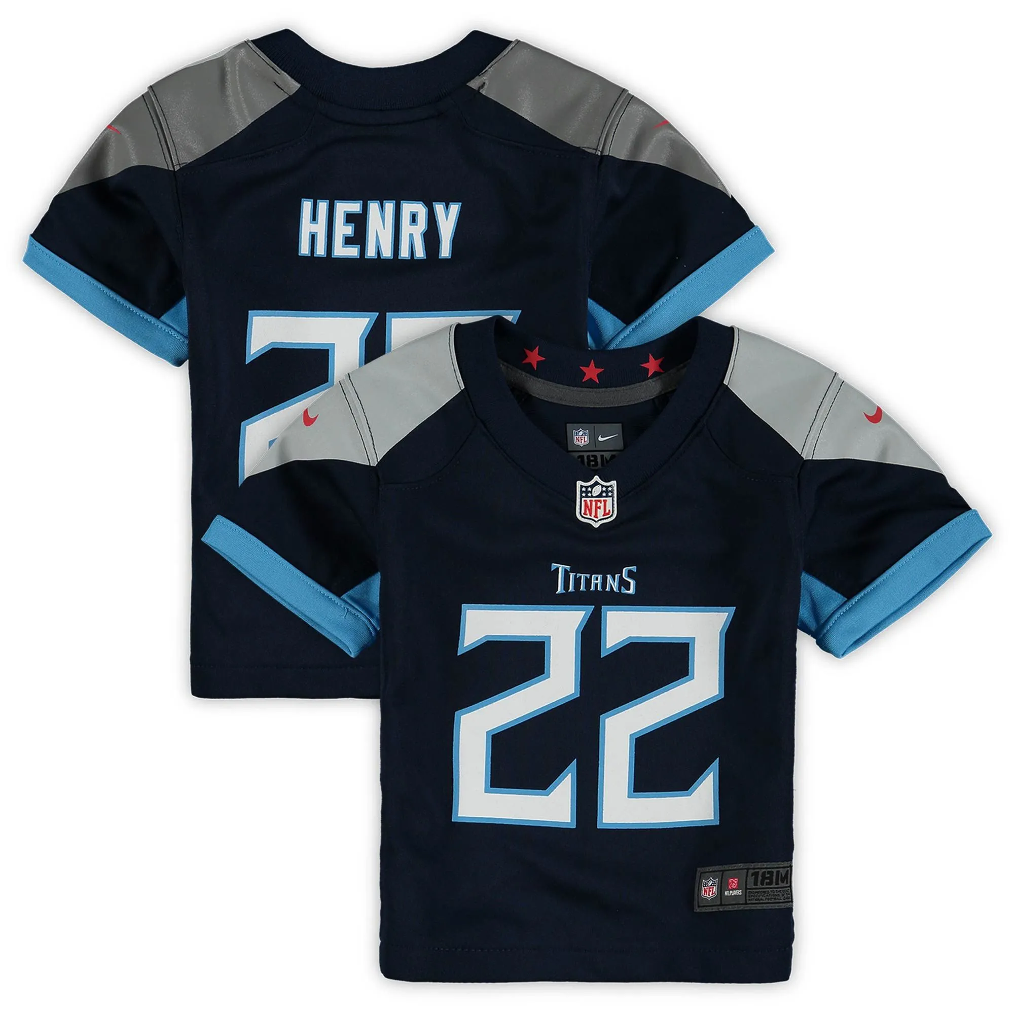 Derrick Henry Tennessee Titans  Infant Game Jersey - Navy