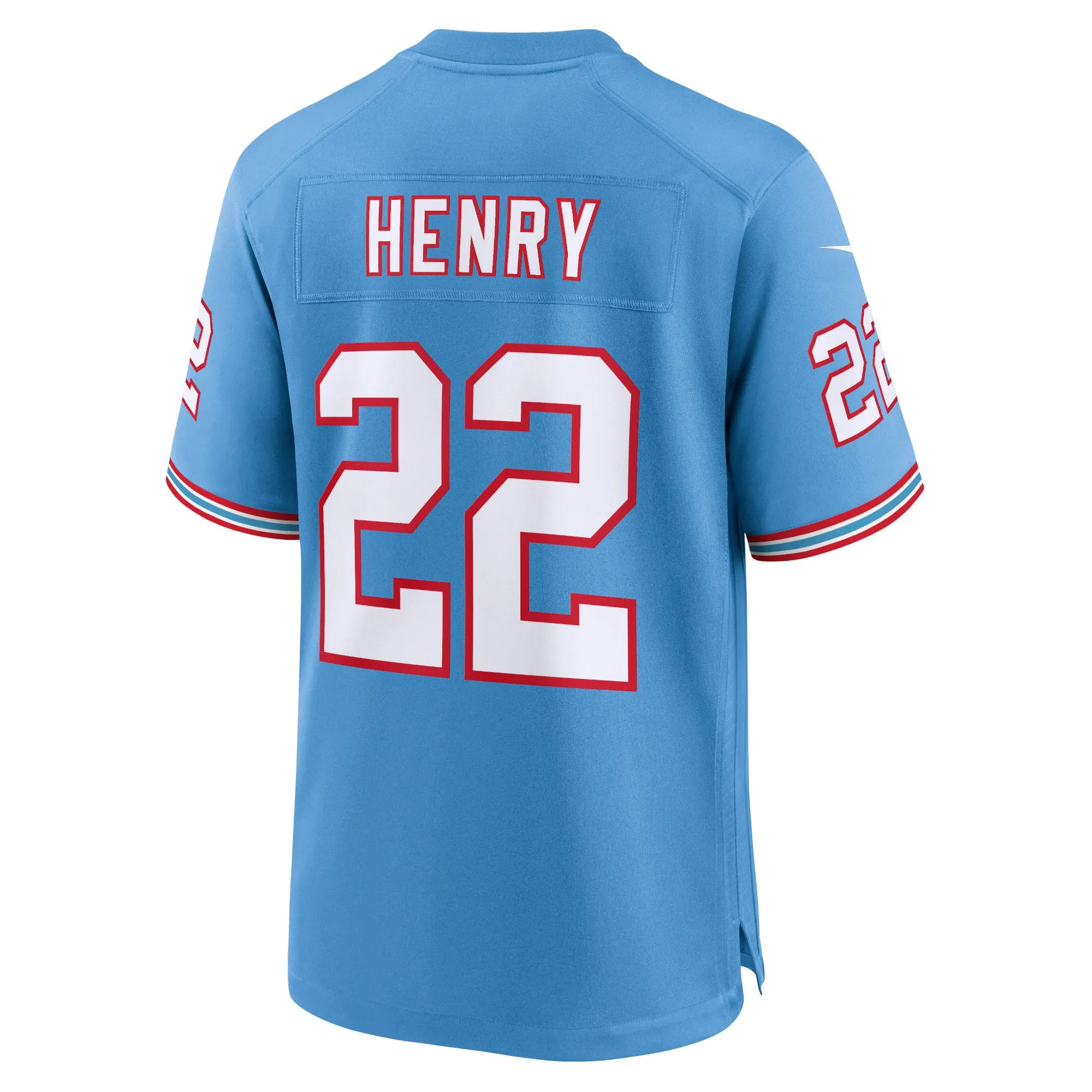 Derrick Henry Tennessee Titans  Oilers Throwback Alternate Game Player Jersey - Light Blue