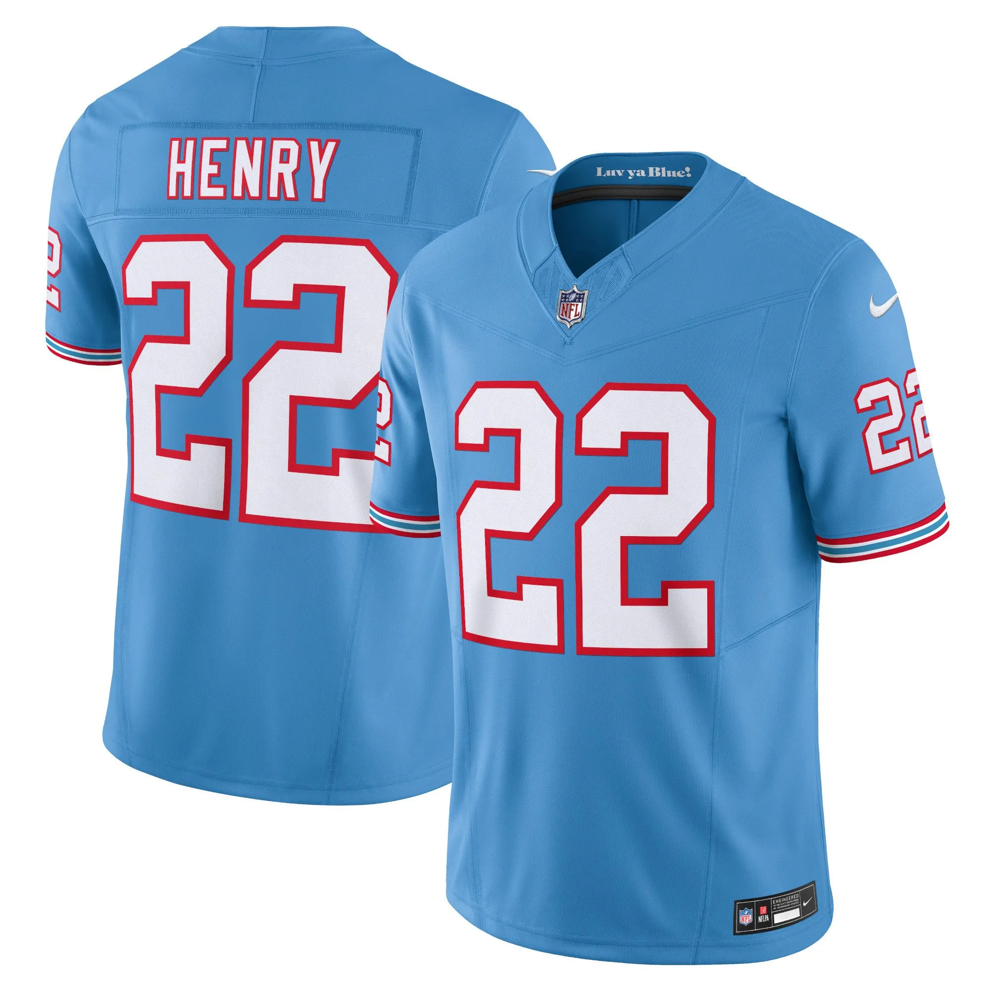 Derrick Henry Tennessee Titans  Vapor F.U.S.E. Limited Jersey - Light Blue